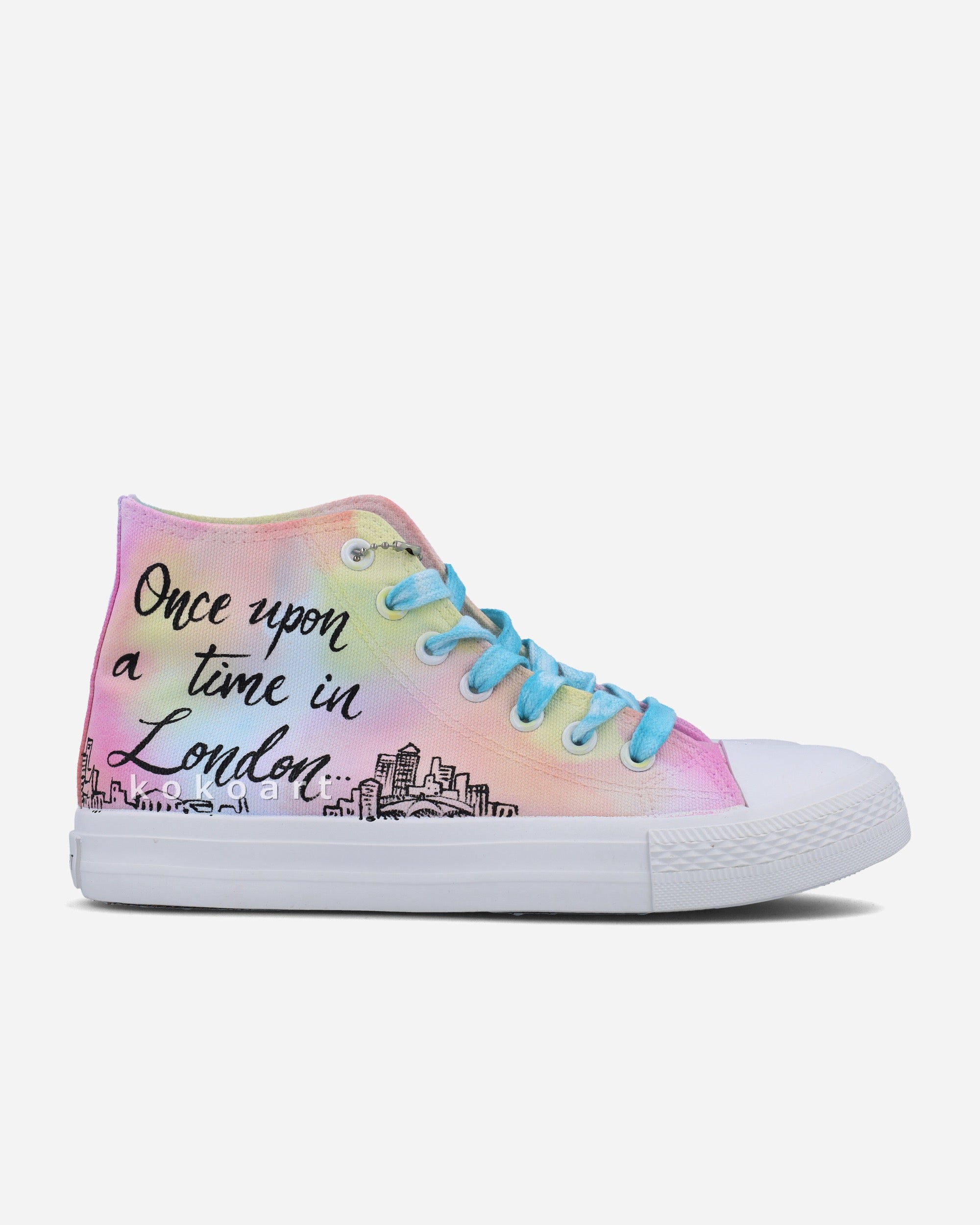 Sketchy London Hand Painted Shoes