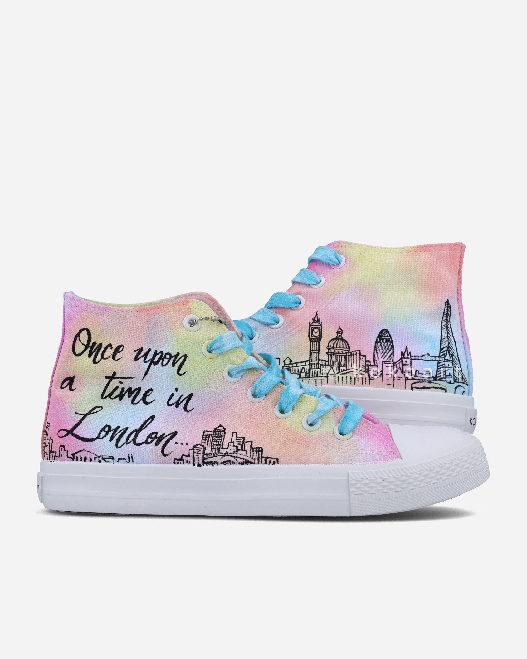 Sketchy London Hand Painted Shoes