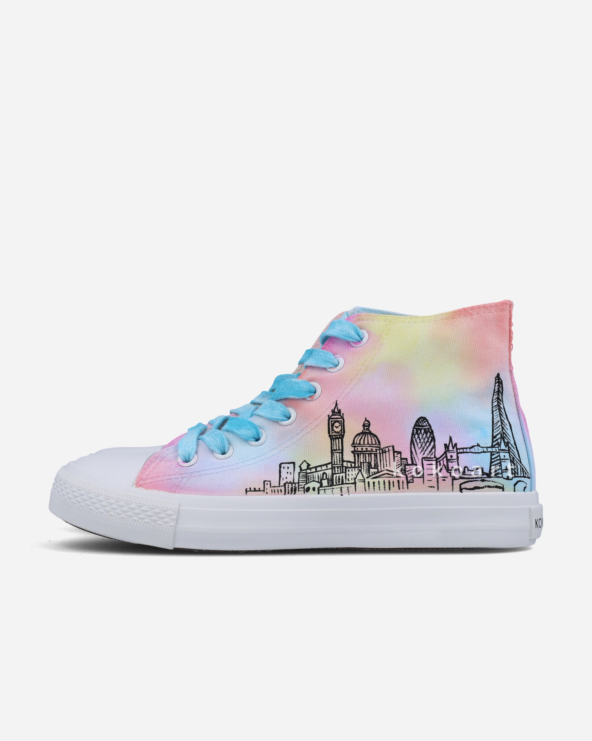 Sketchy London Hand Painted Shoes