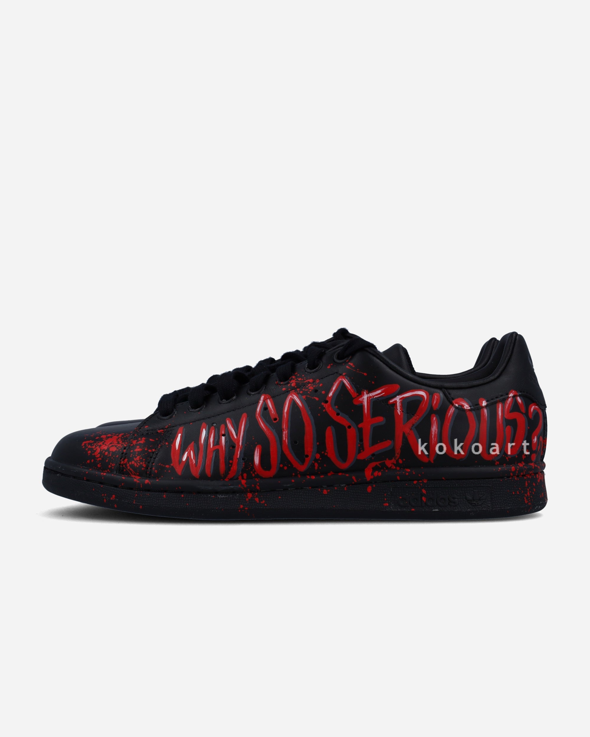 Adidas Hand Painted Why so Serious?