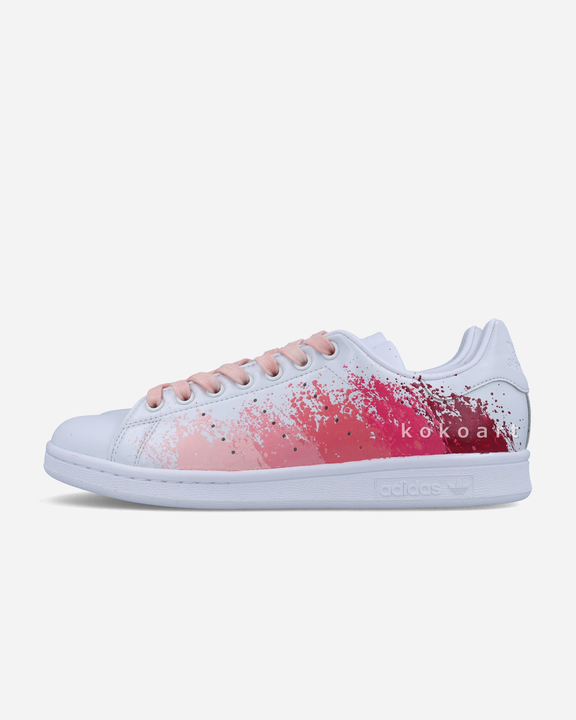 Adidas Pink Paint Splatters