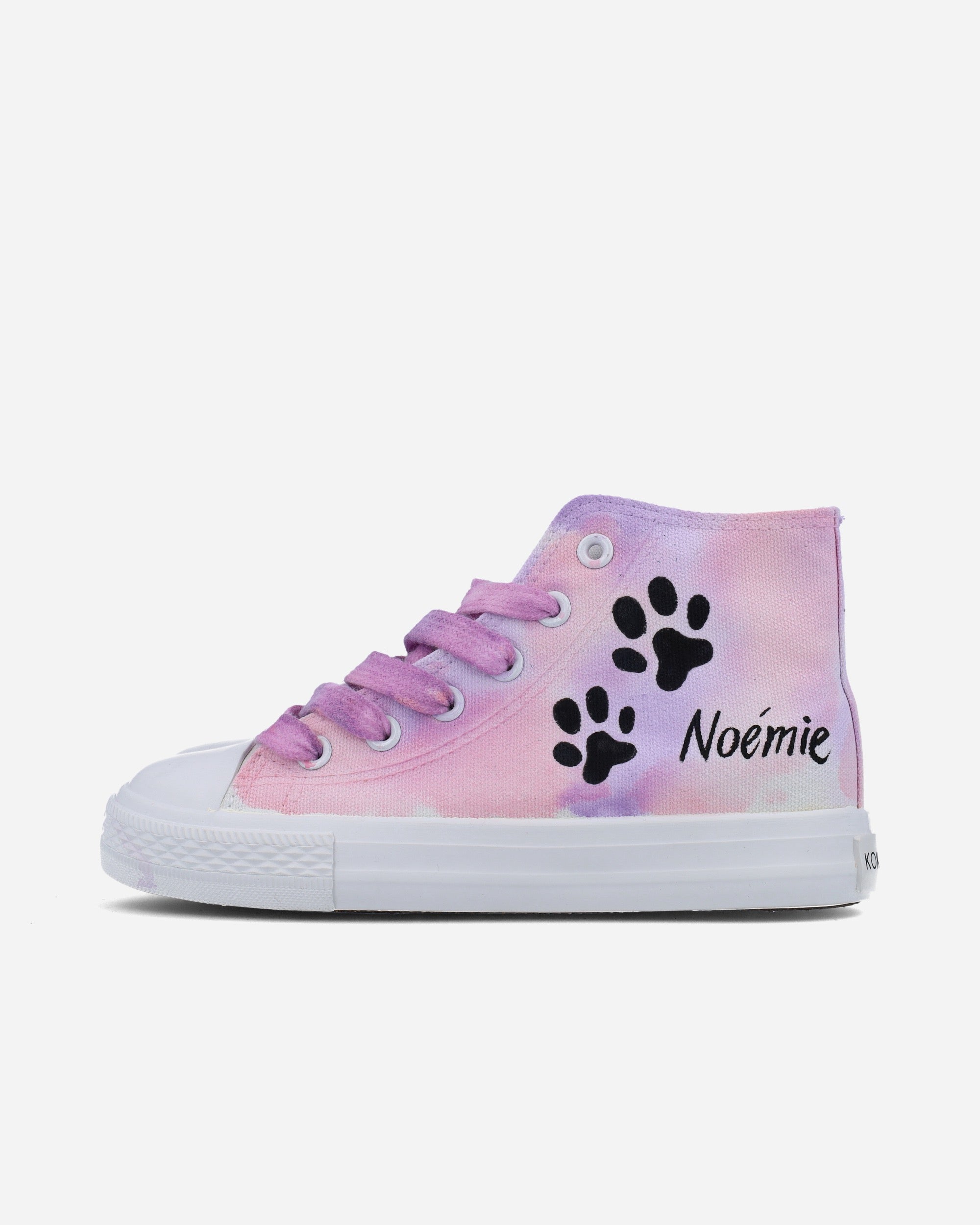 Pet Portrait Watercolour Background Hand Painted Shoes