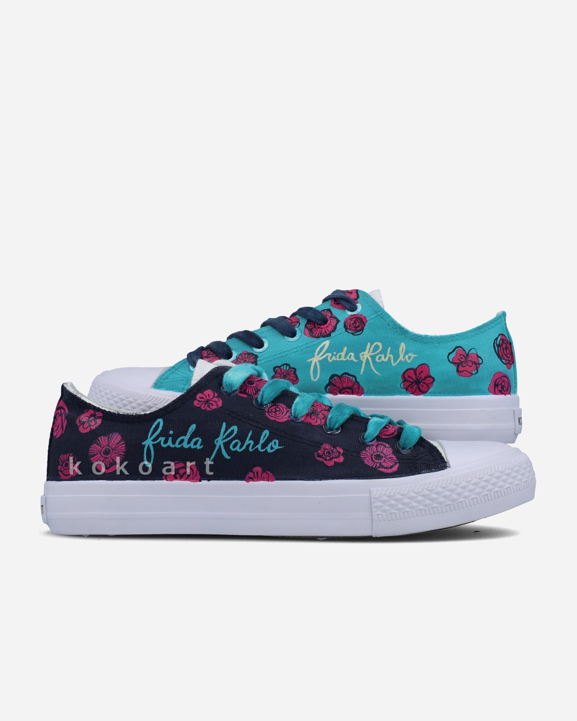 Frida Kahlo "Pasíon" Hand Painted Shoes