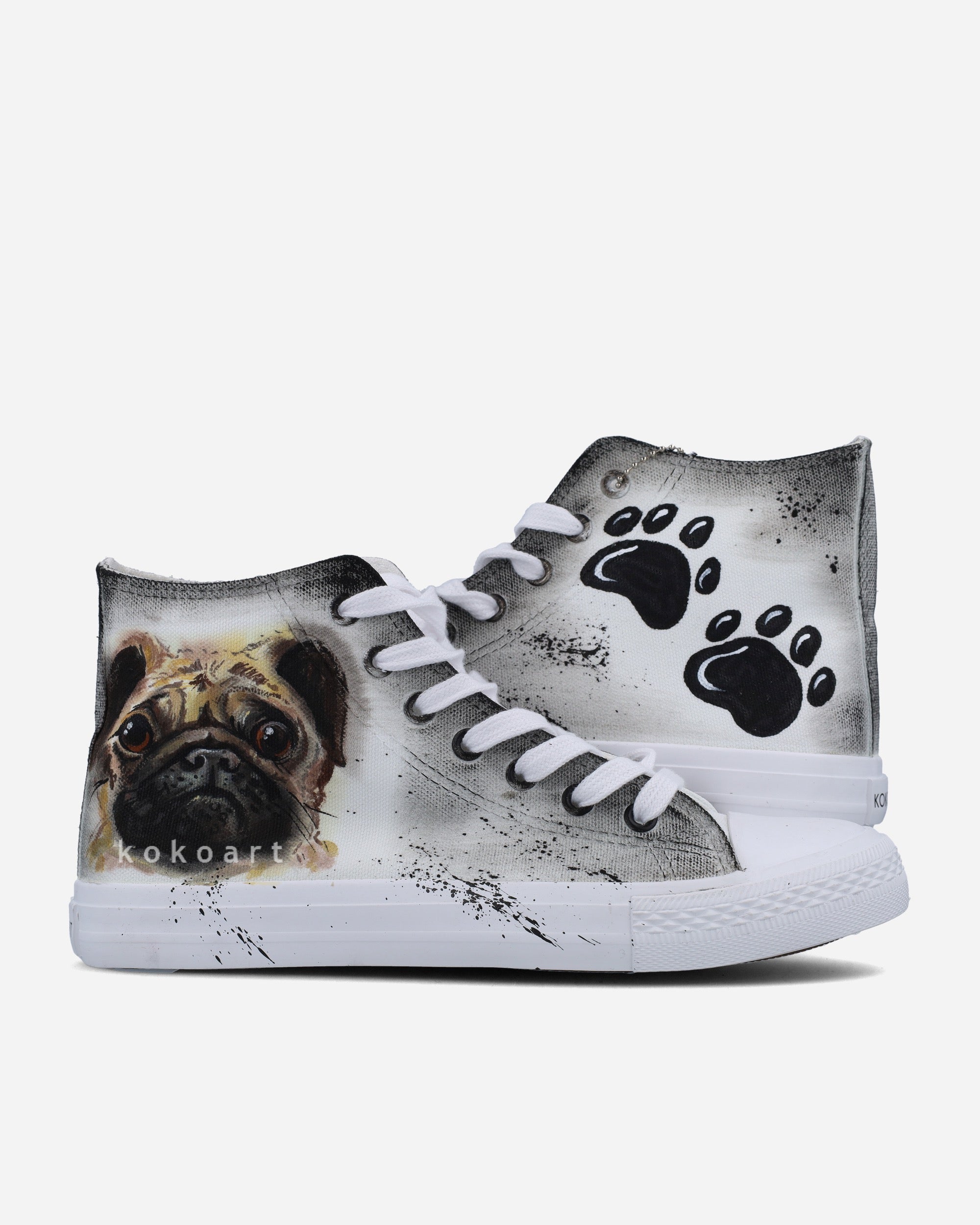 Customisable Pet Portrait Hand Painted Shoes