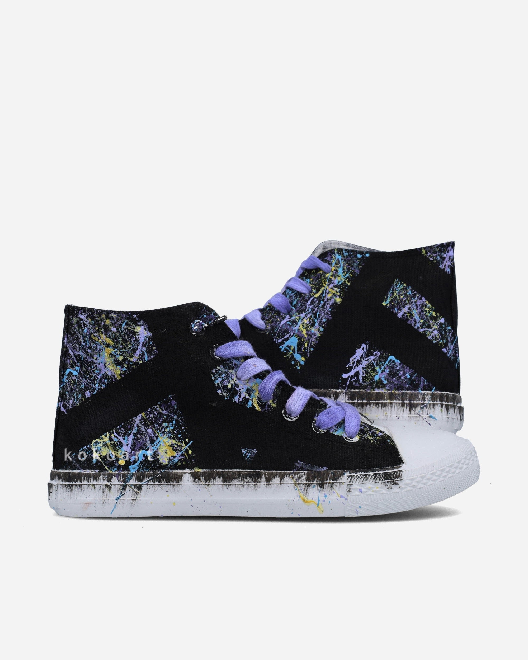 Abstract Paint Splatters Hand Painted Shoes