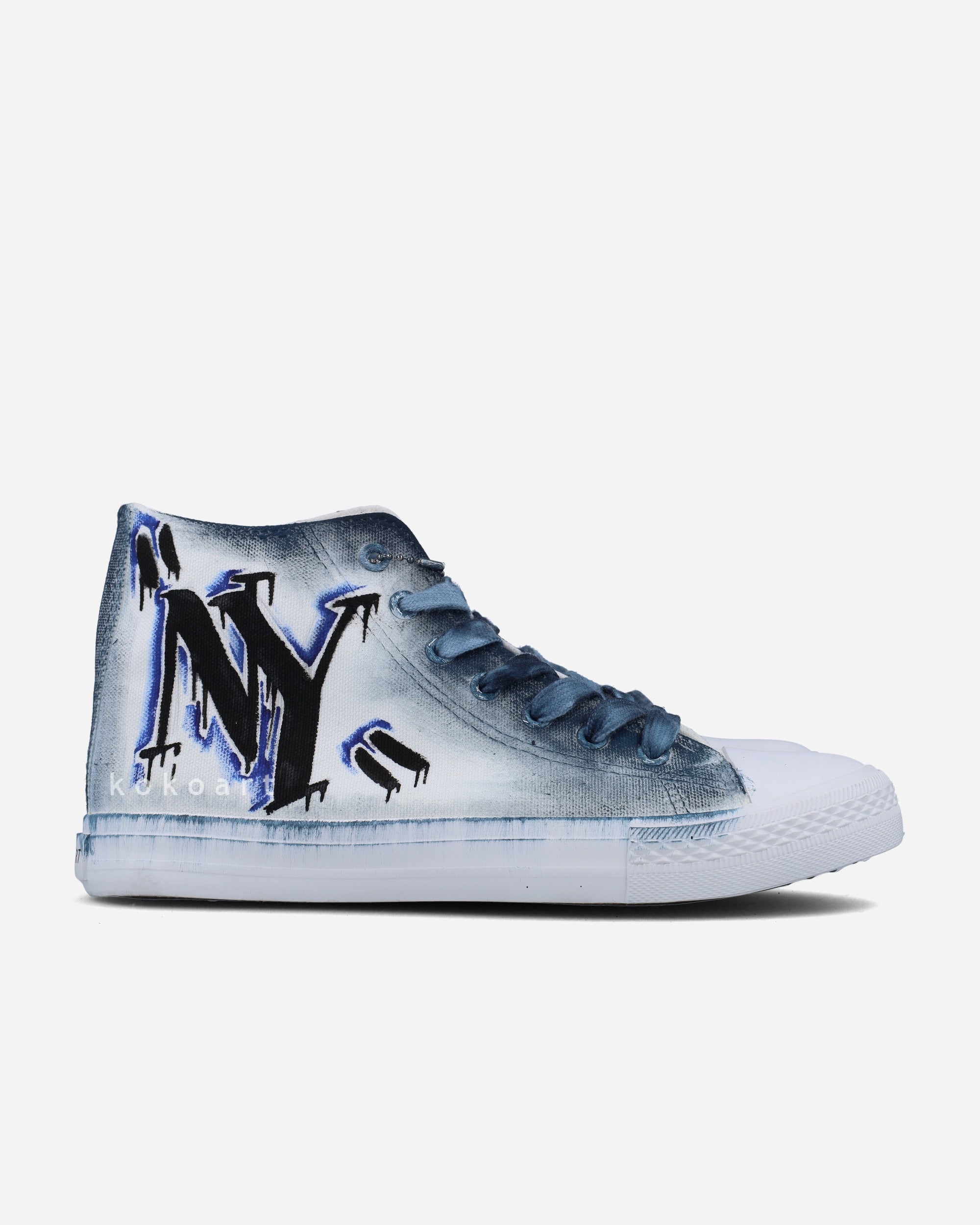 New York Skyline Hand Painted Shoes