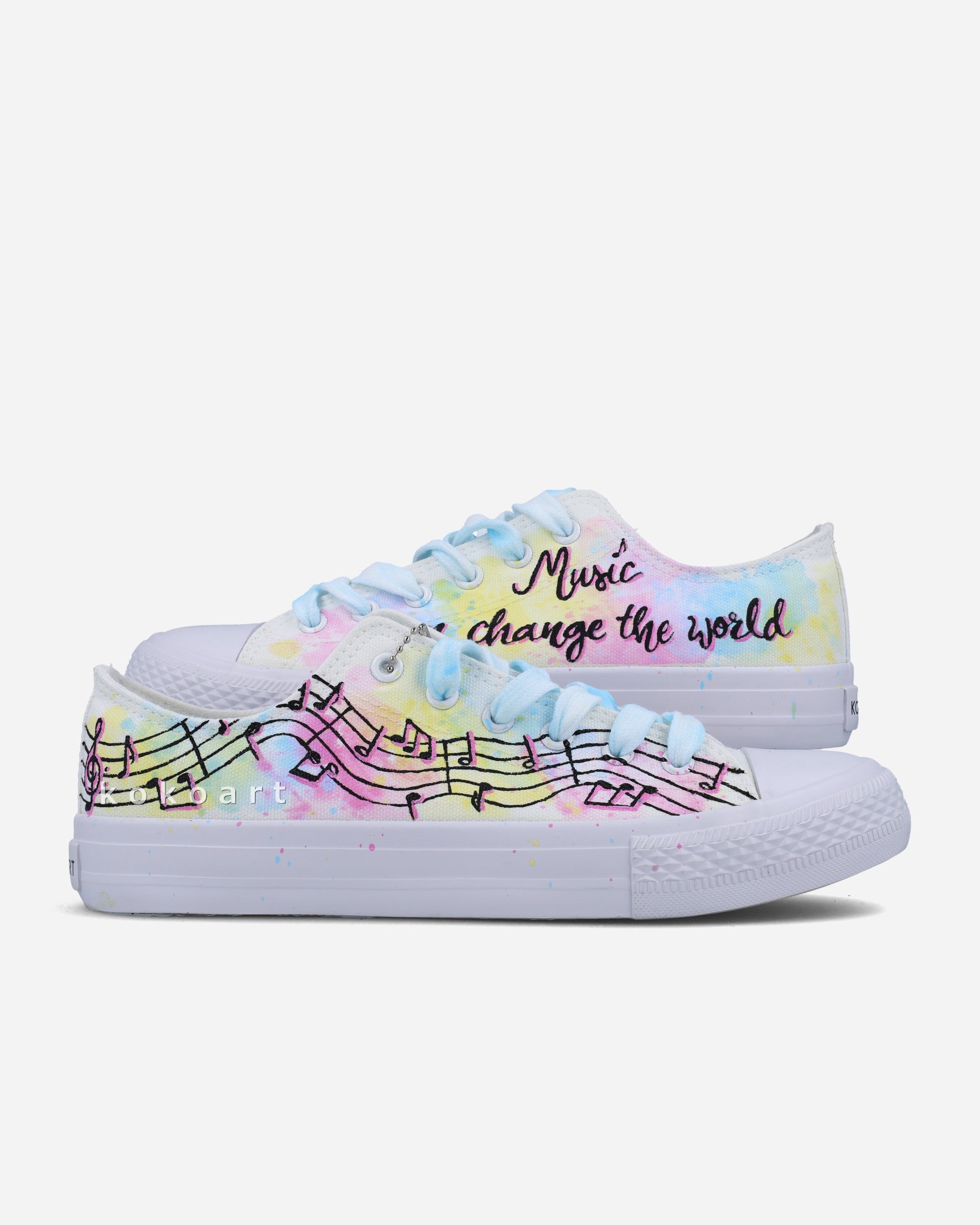 Music Hand Painted Shoes