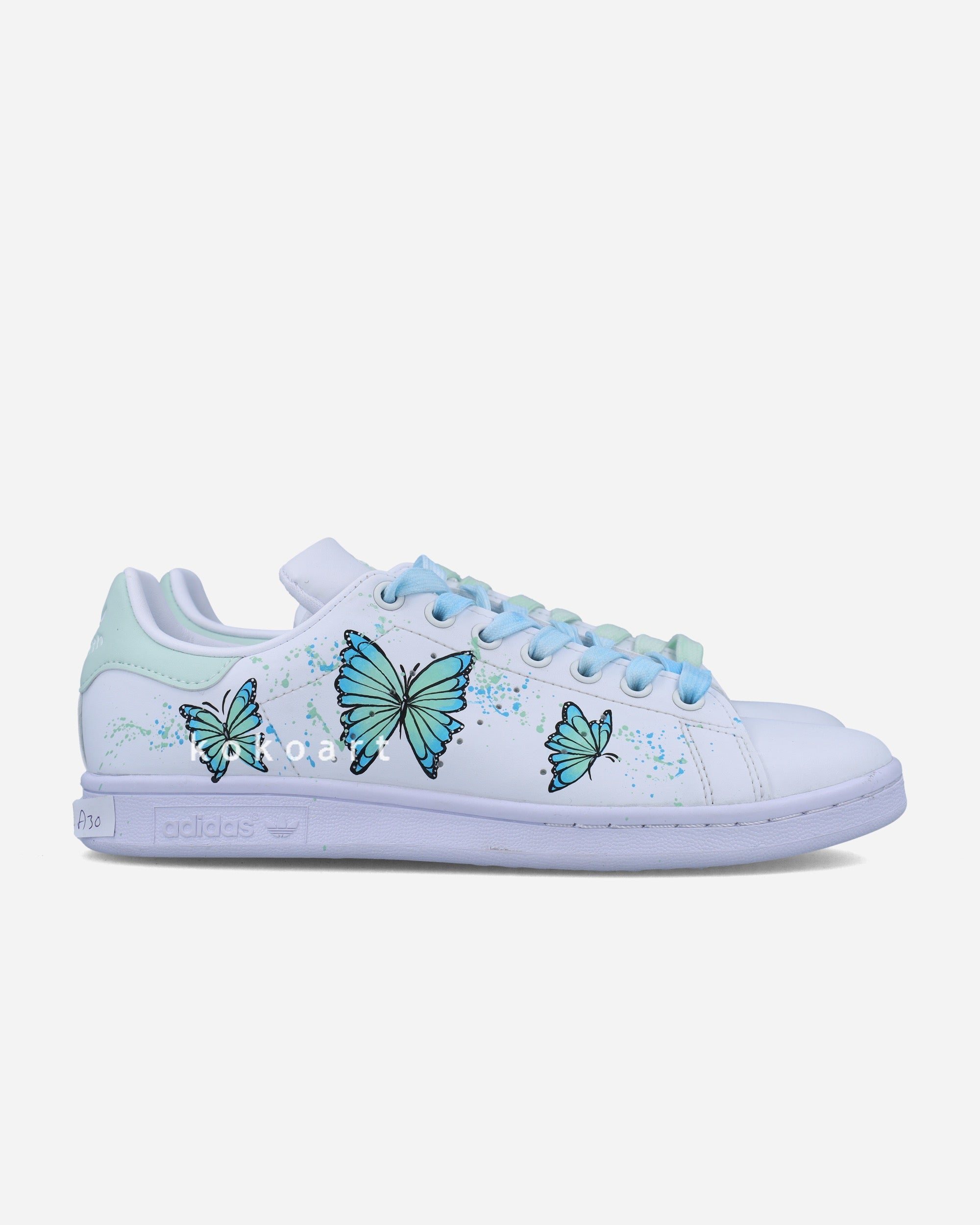 Stan Smith Hand Painted Butterflies