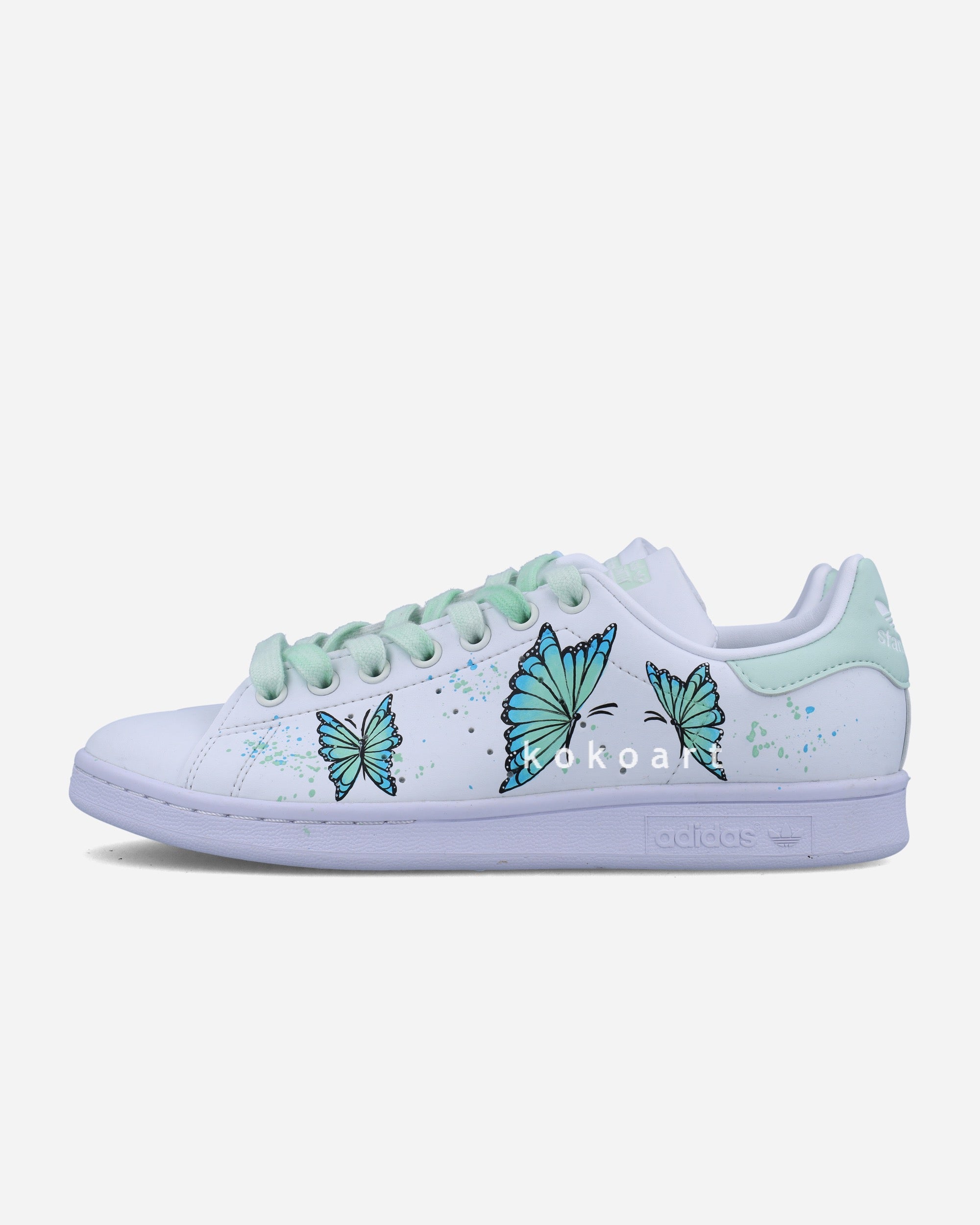 Stan Smith Hand Painted Butterflies