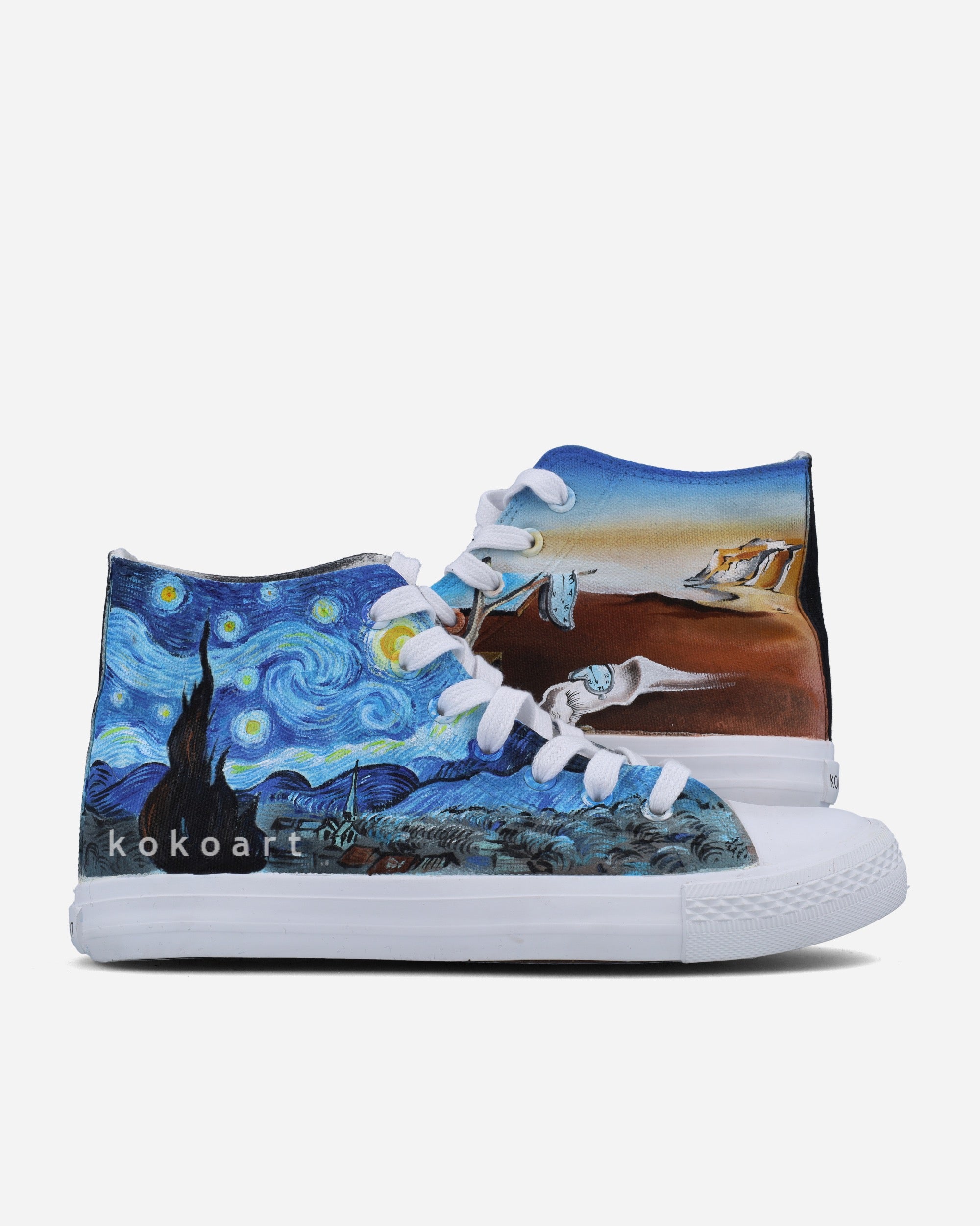 Van Gogh Dali Hand Painted Shoes