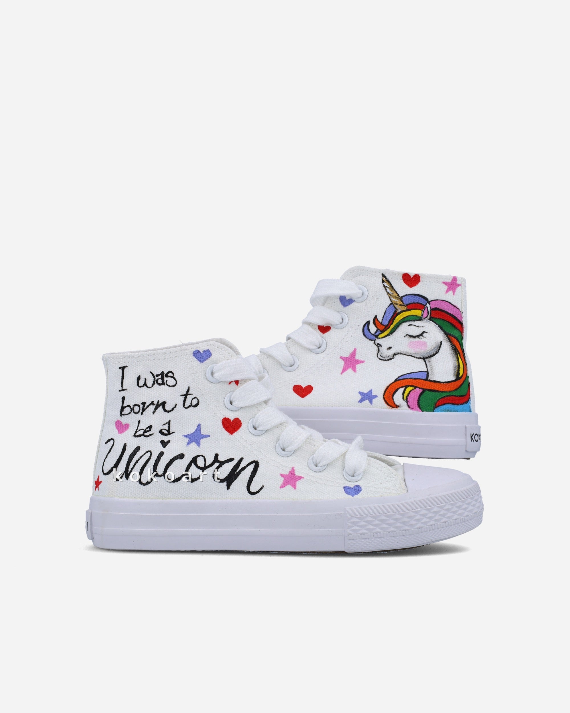 Unicorn Hand Painted Shoes