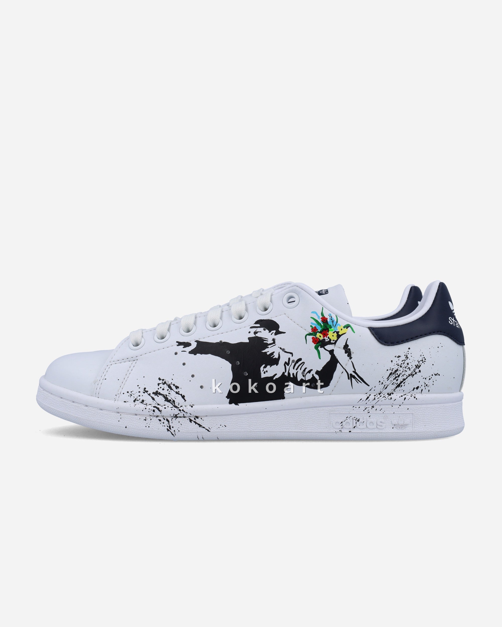 Stan Smith Hand Painted Graffiti