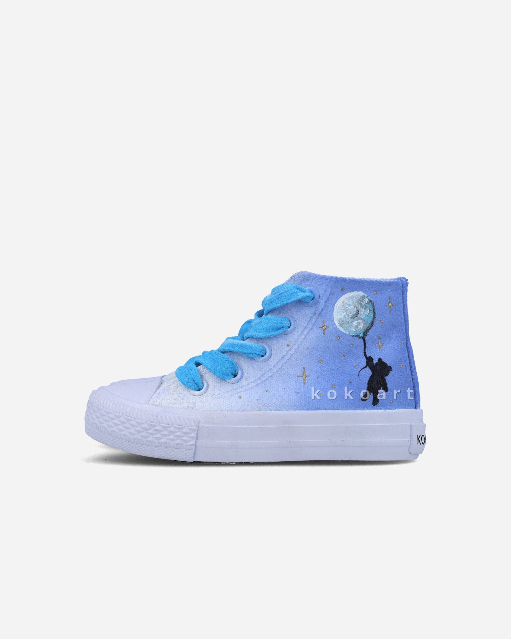 Take me to the Moon Hand Painted Shoes