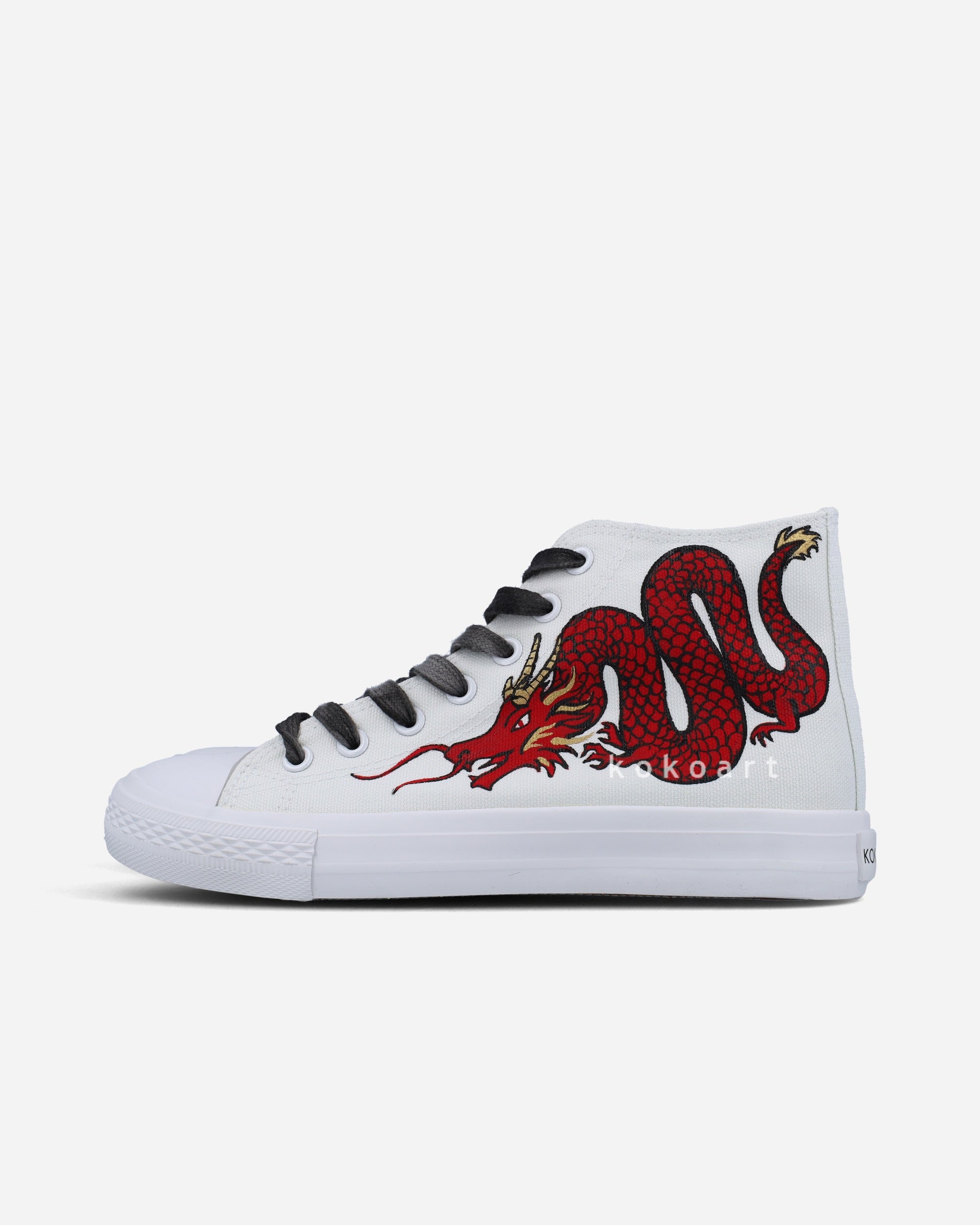 Dragons Hand Painted Shoes