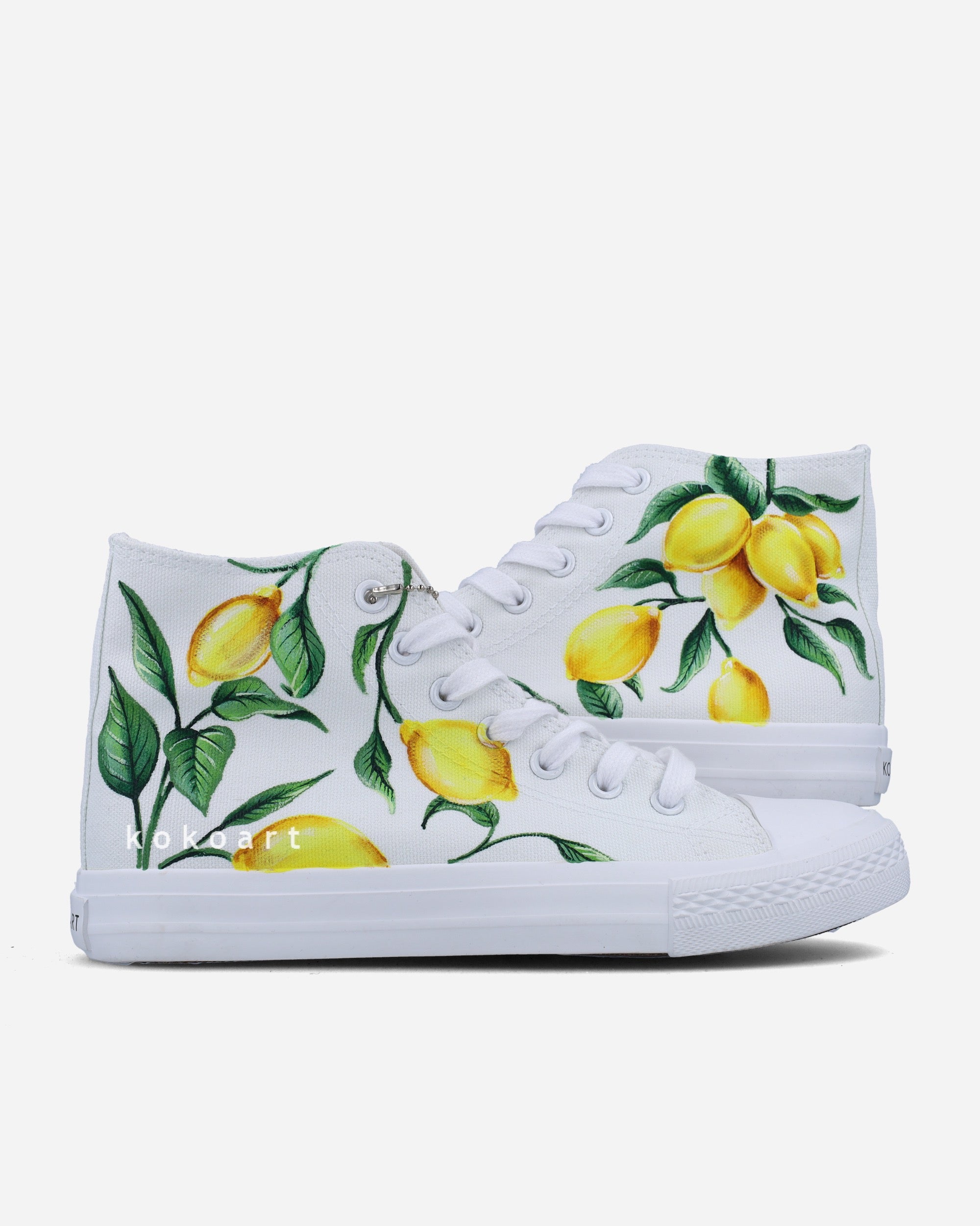 Lemons Hand Painted Shoes