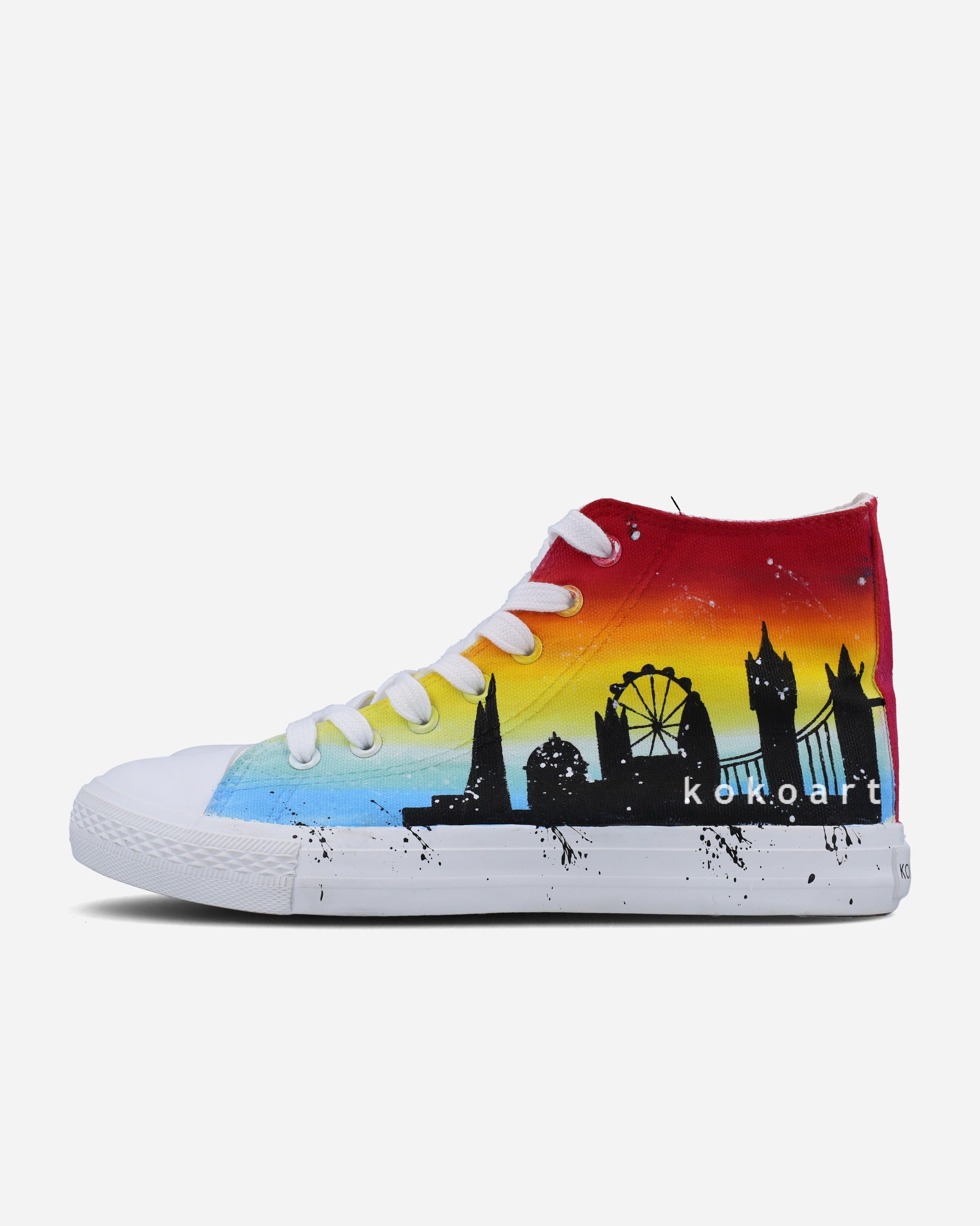 It's London Baby Hand Painted Shoes