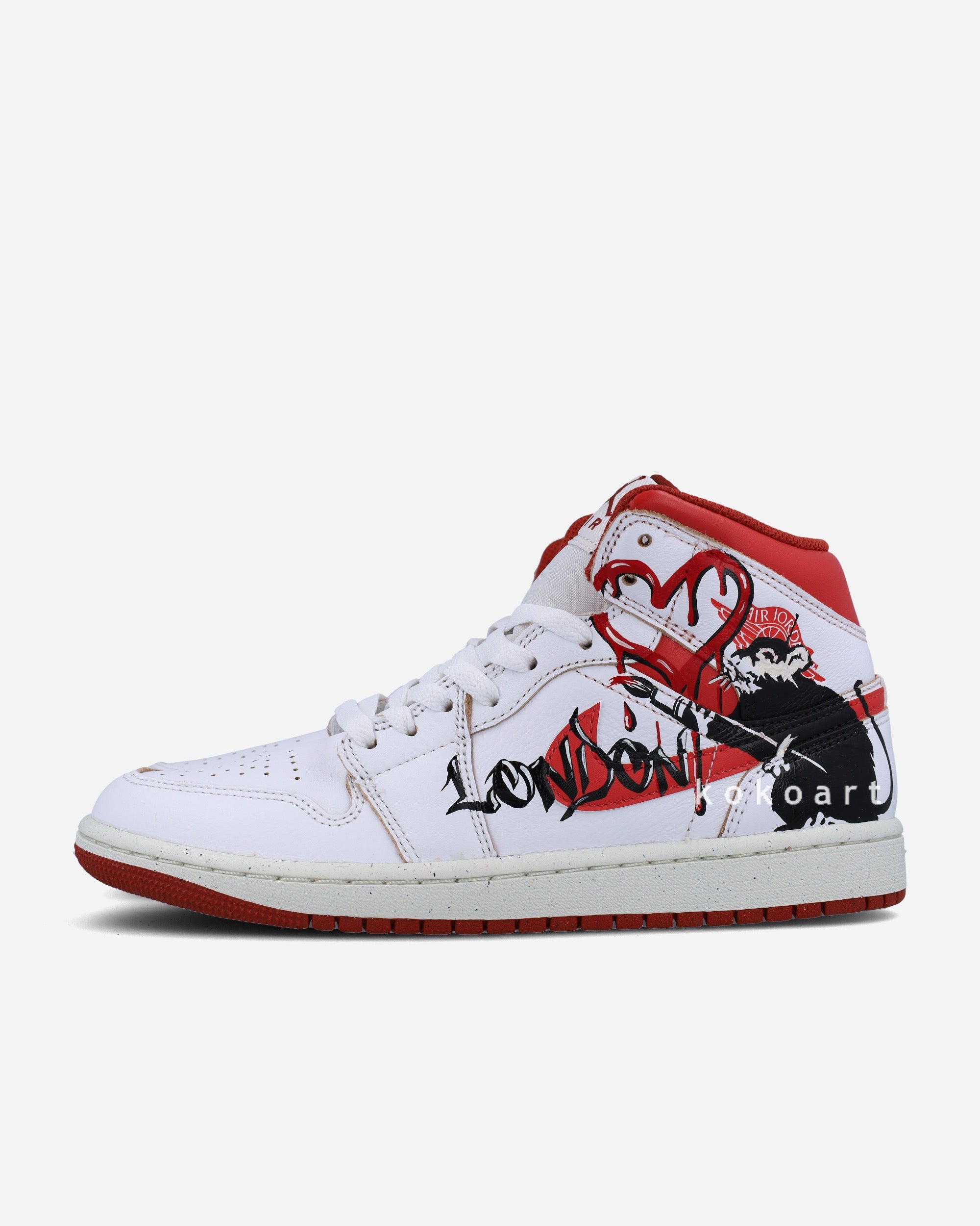Air Jordan Hand Painted Graffiti