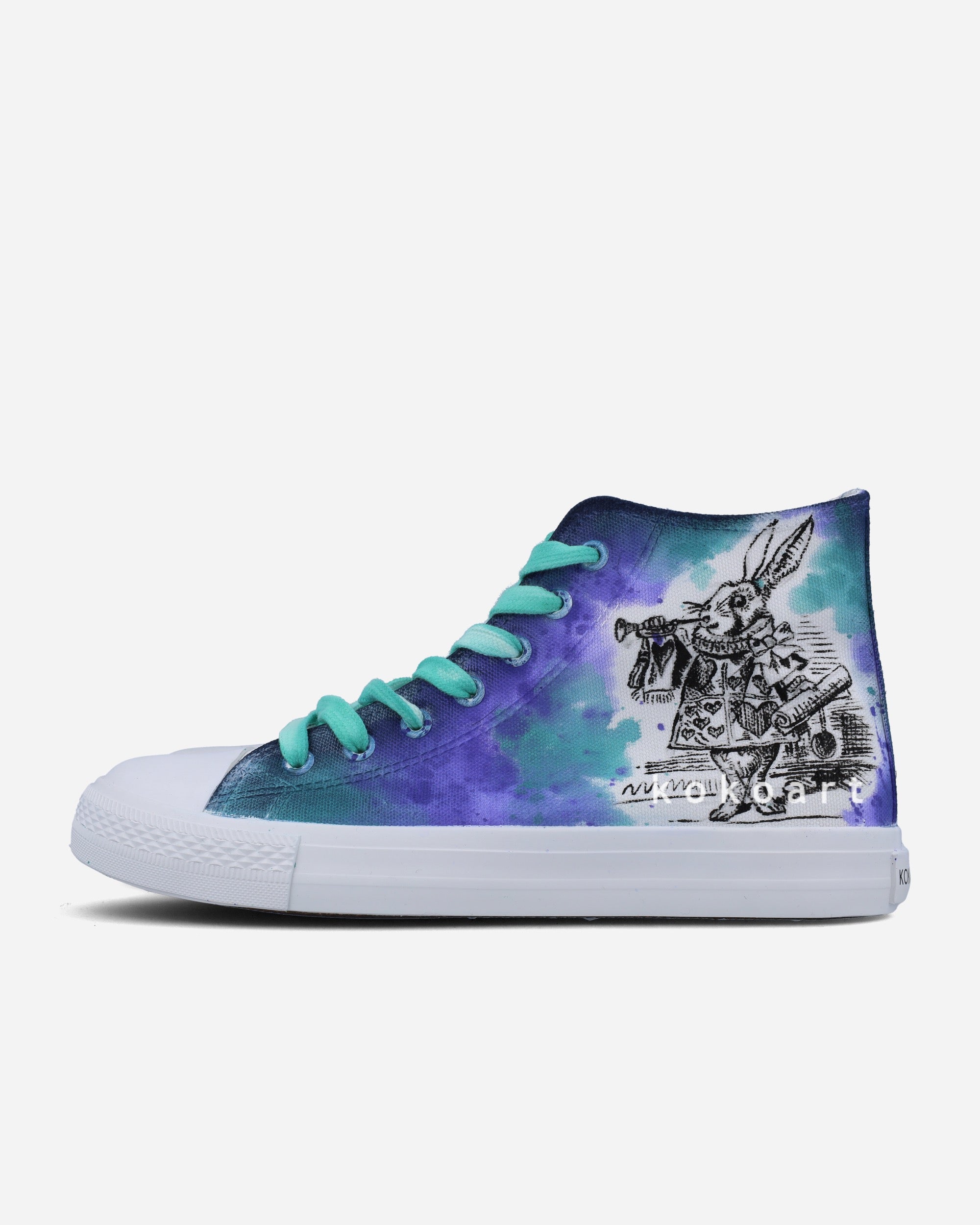 Alice in Wonderland Hand Painted Shoes