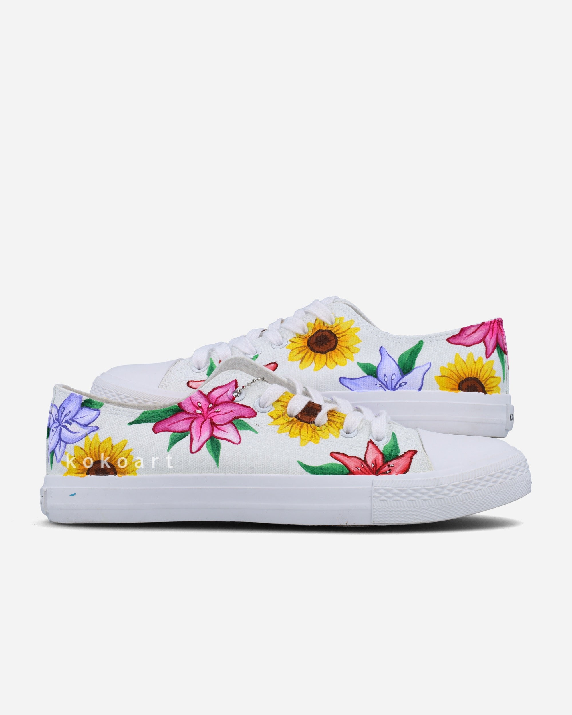 Flowers Hand Painted ShoesHand Painted Shoes