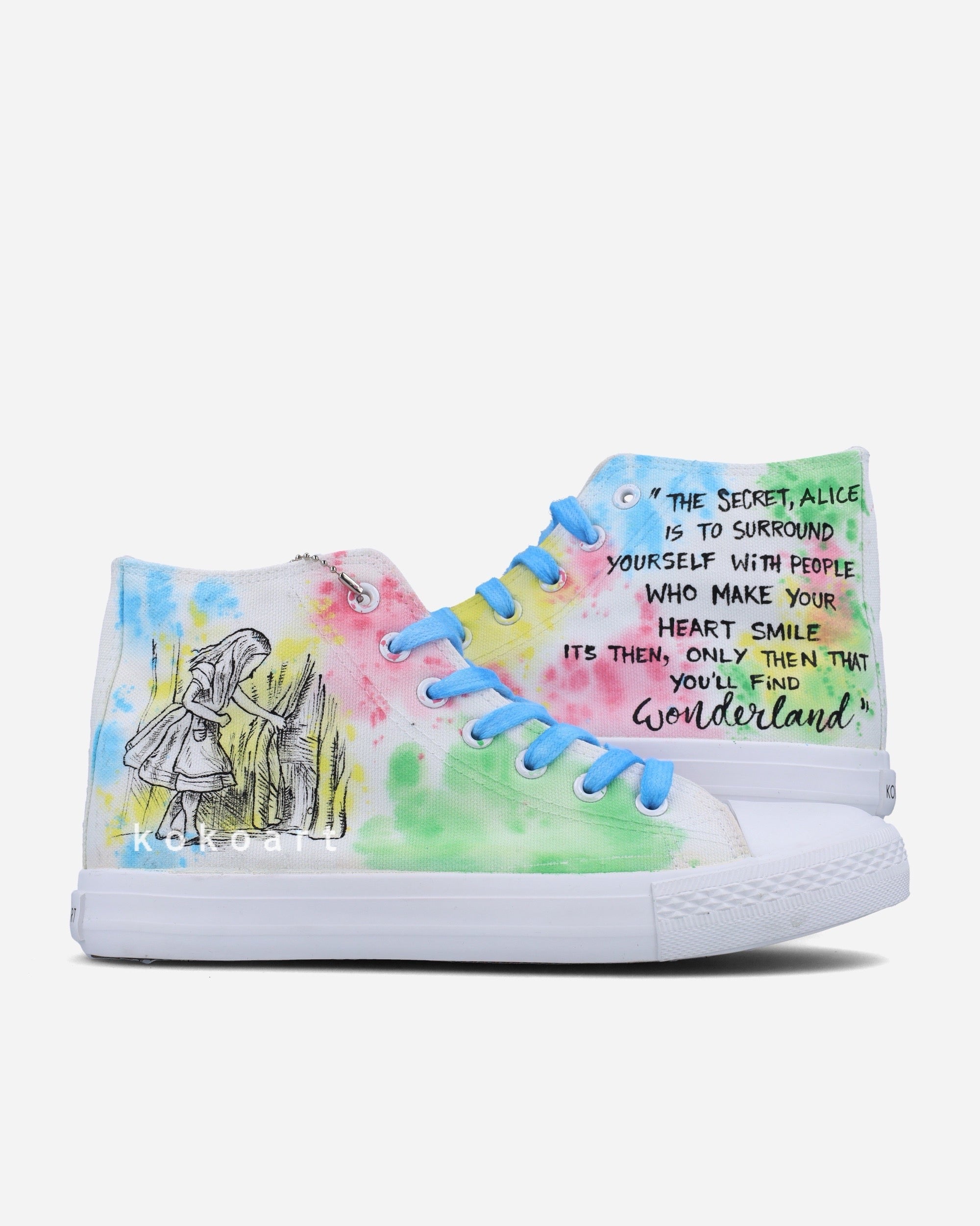 Alice in Wonderland Hand Painted Shoes