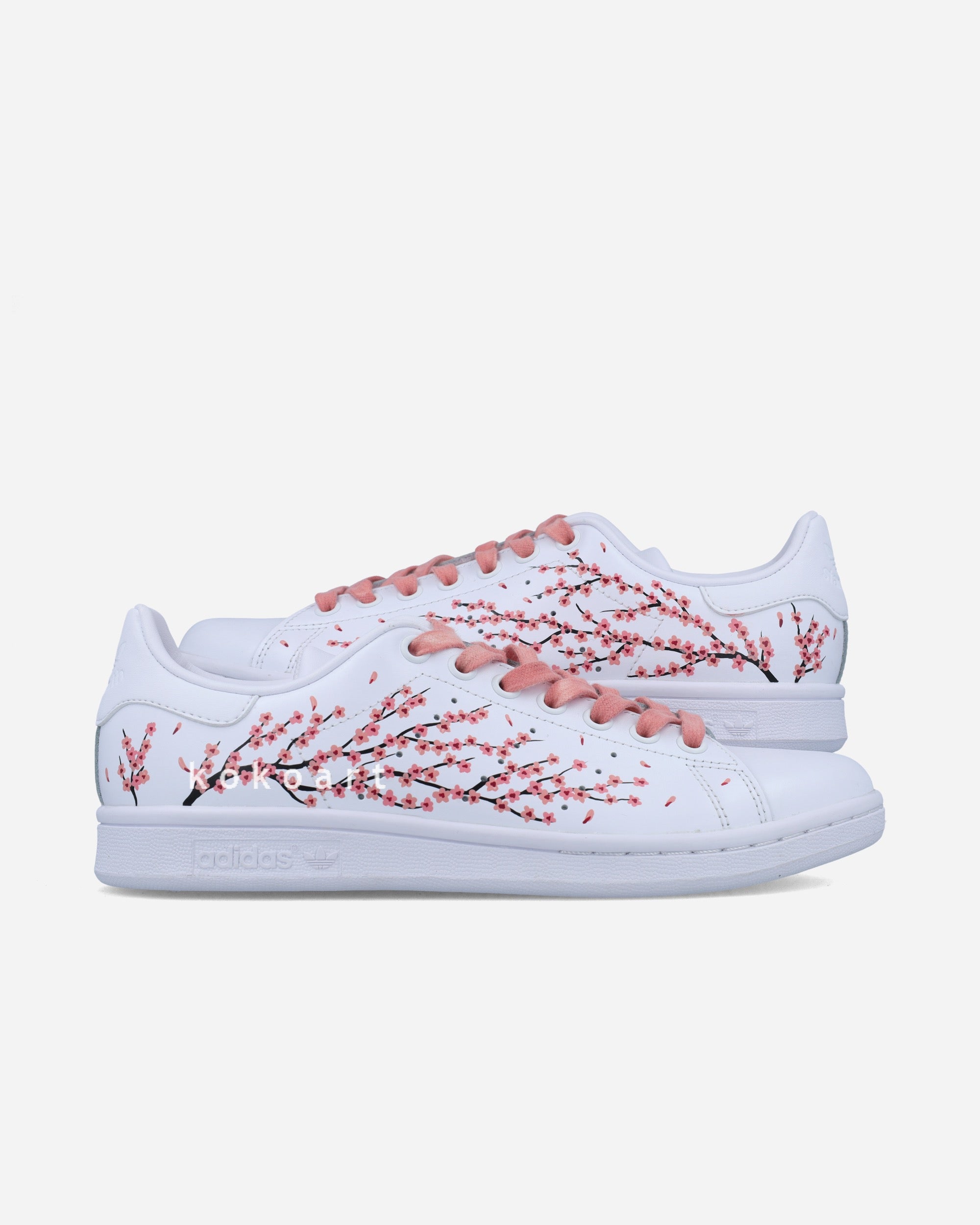 Adidas Hand Painted Cherry Blossom