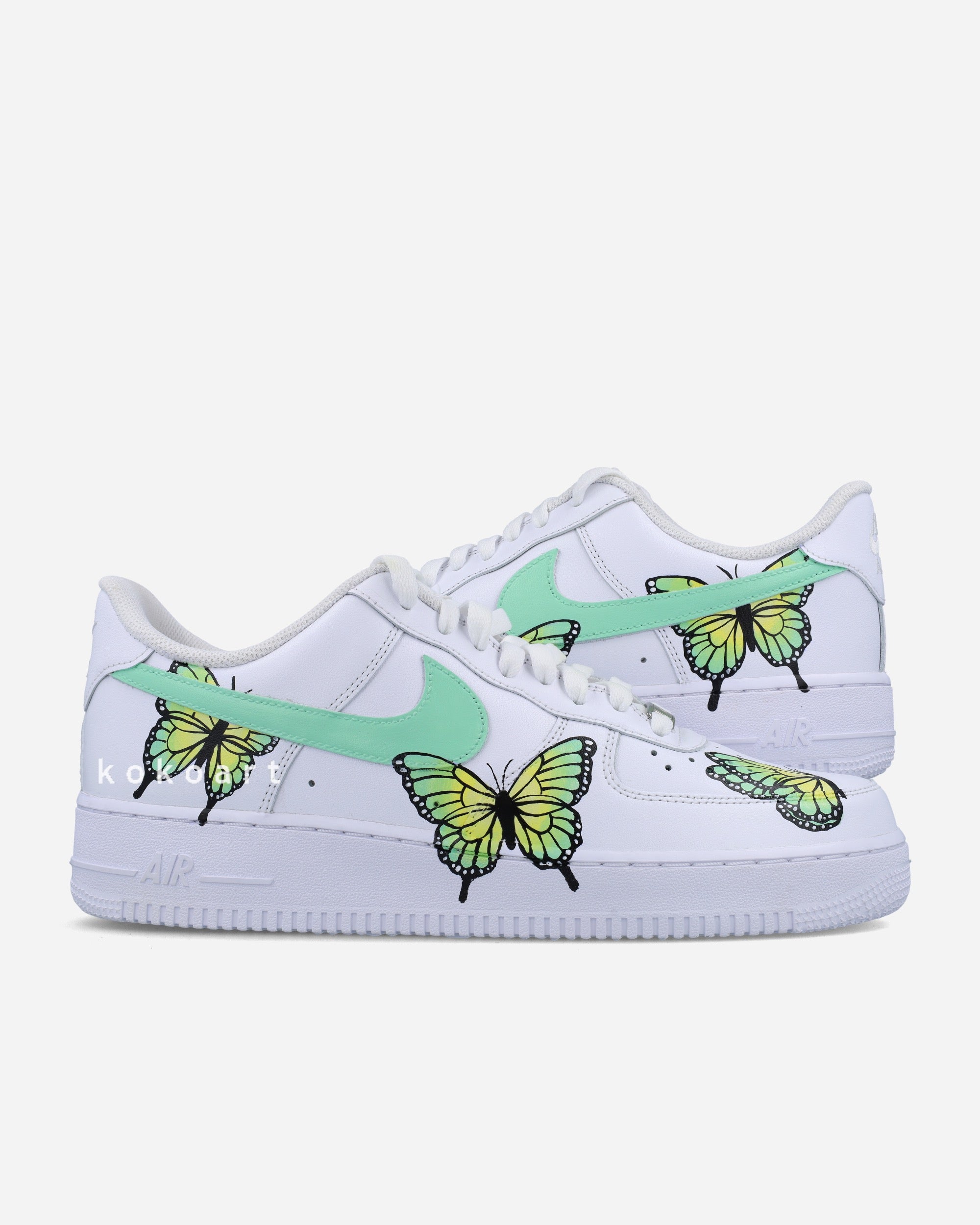 AF1 Green Butterflies
