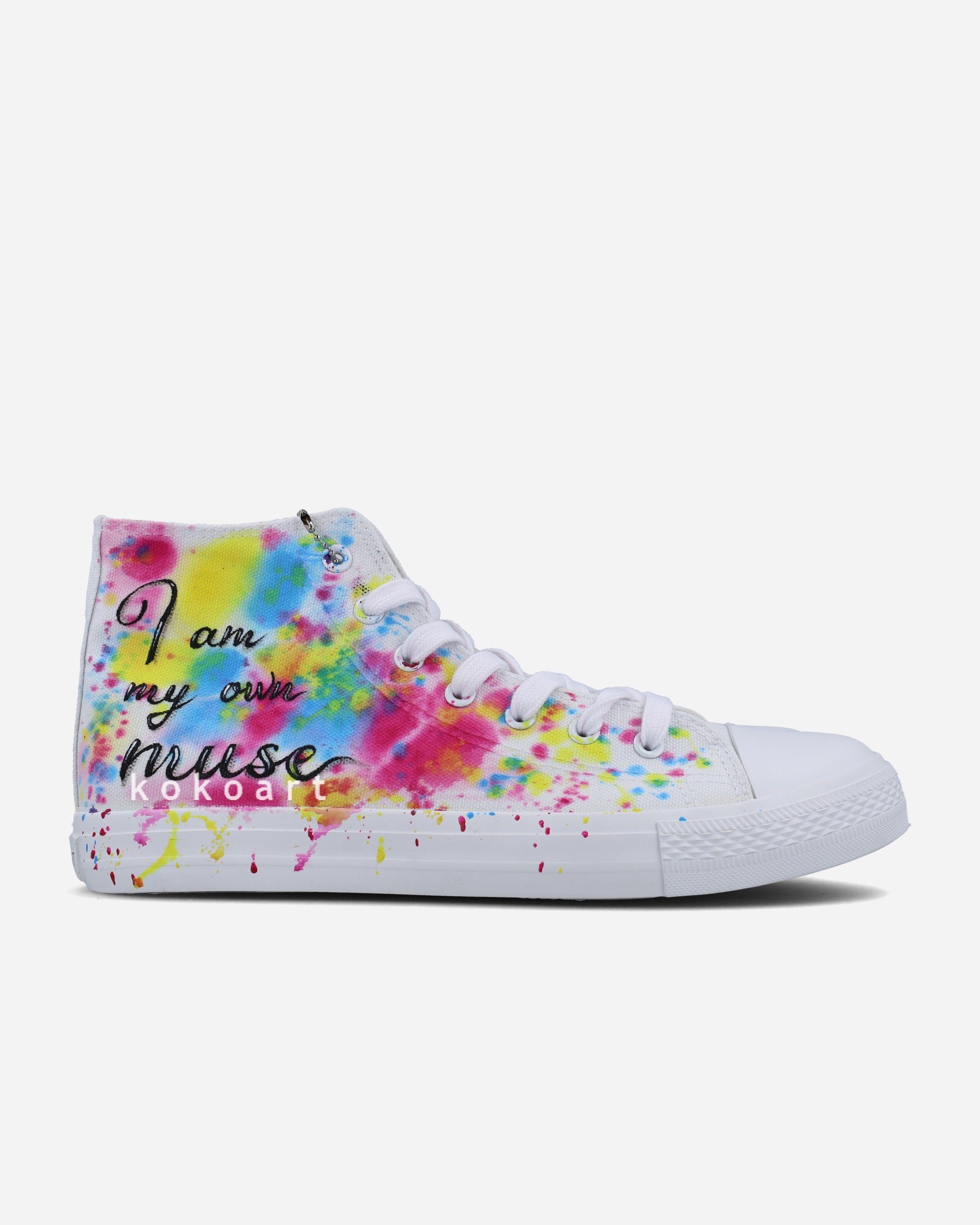 Frida Kahlo Sketchy Portrait Hand Painted Shoes