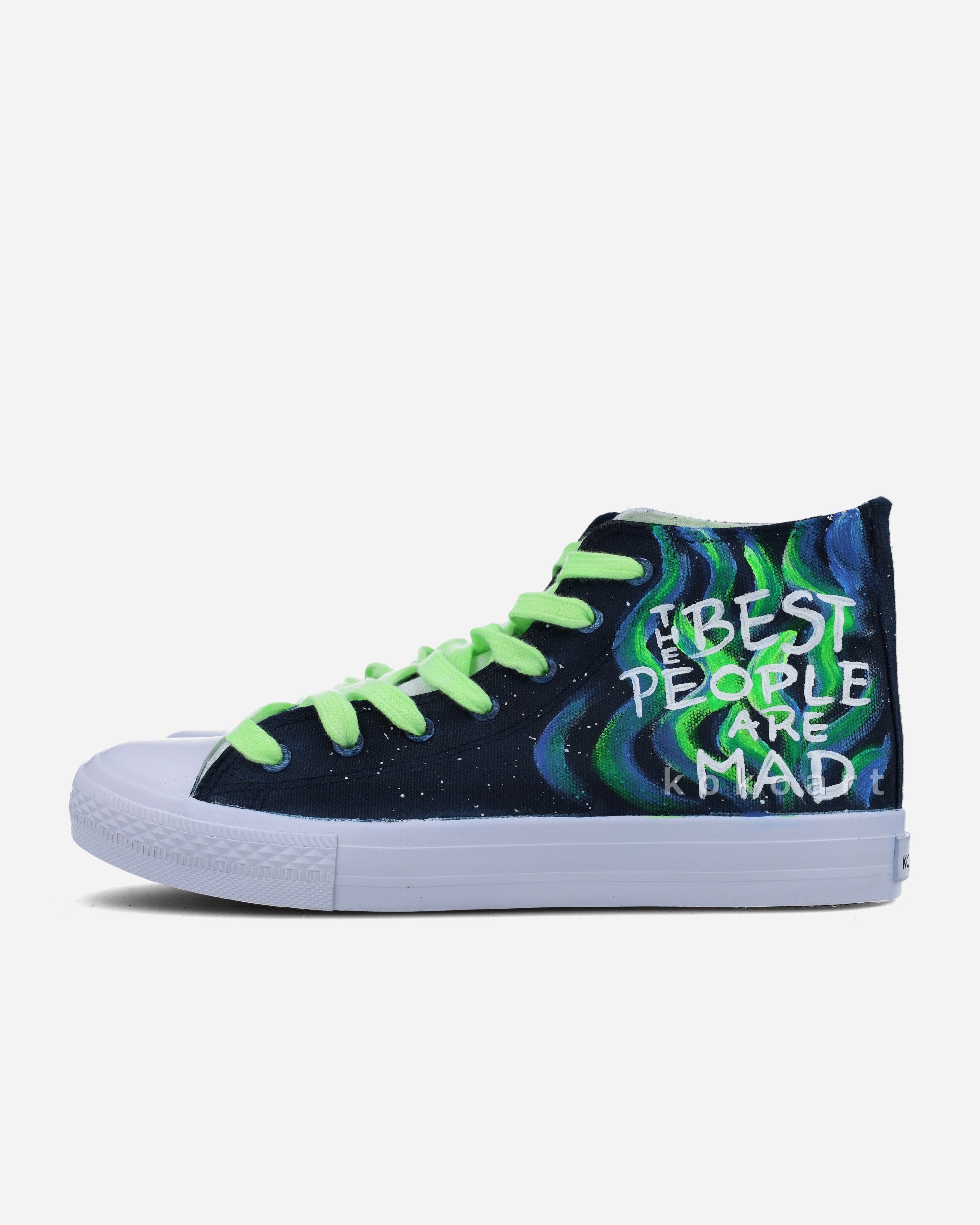 Mad Cat Hand Painted Shoes