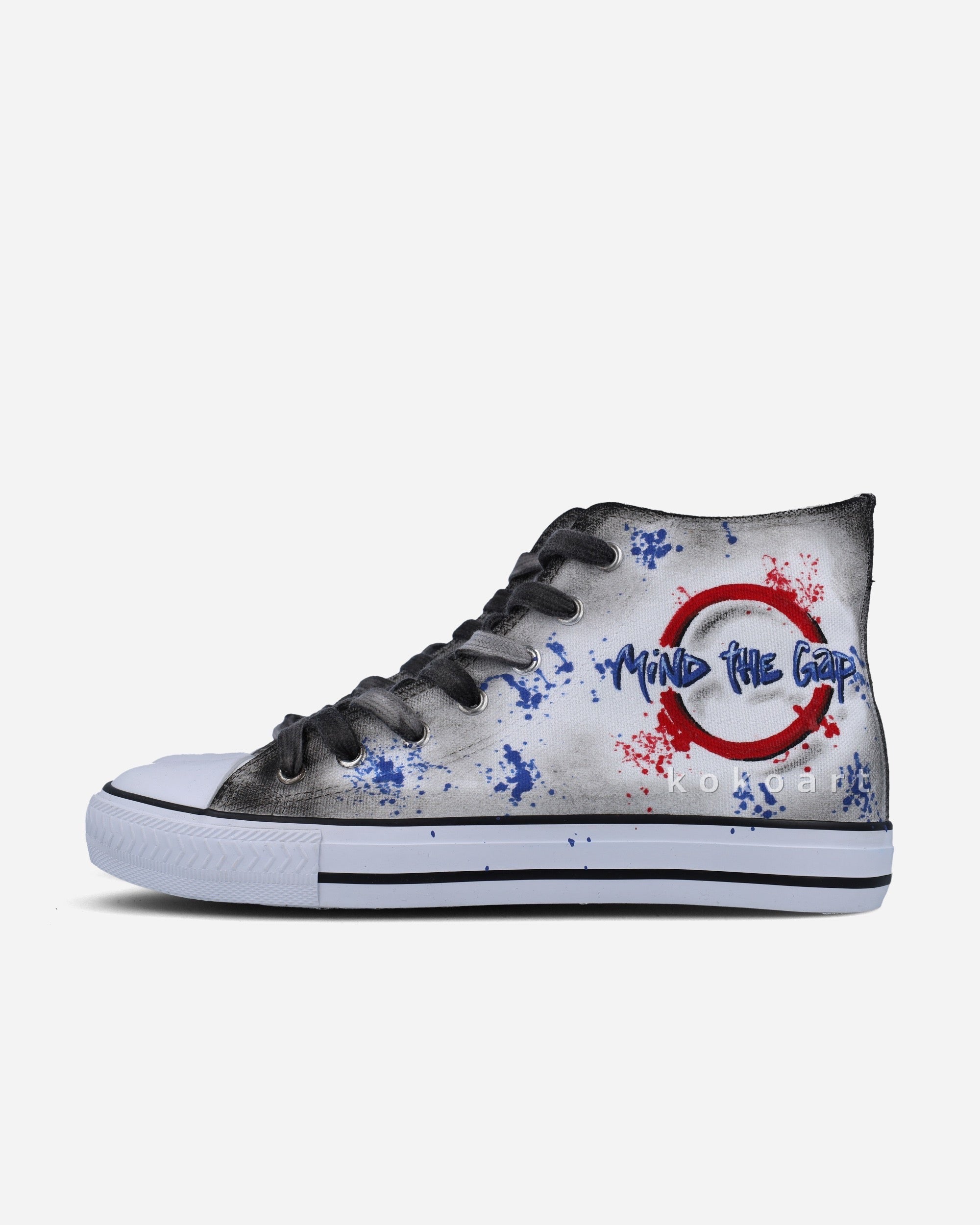 London Skyline Hand Painted Shoes