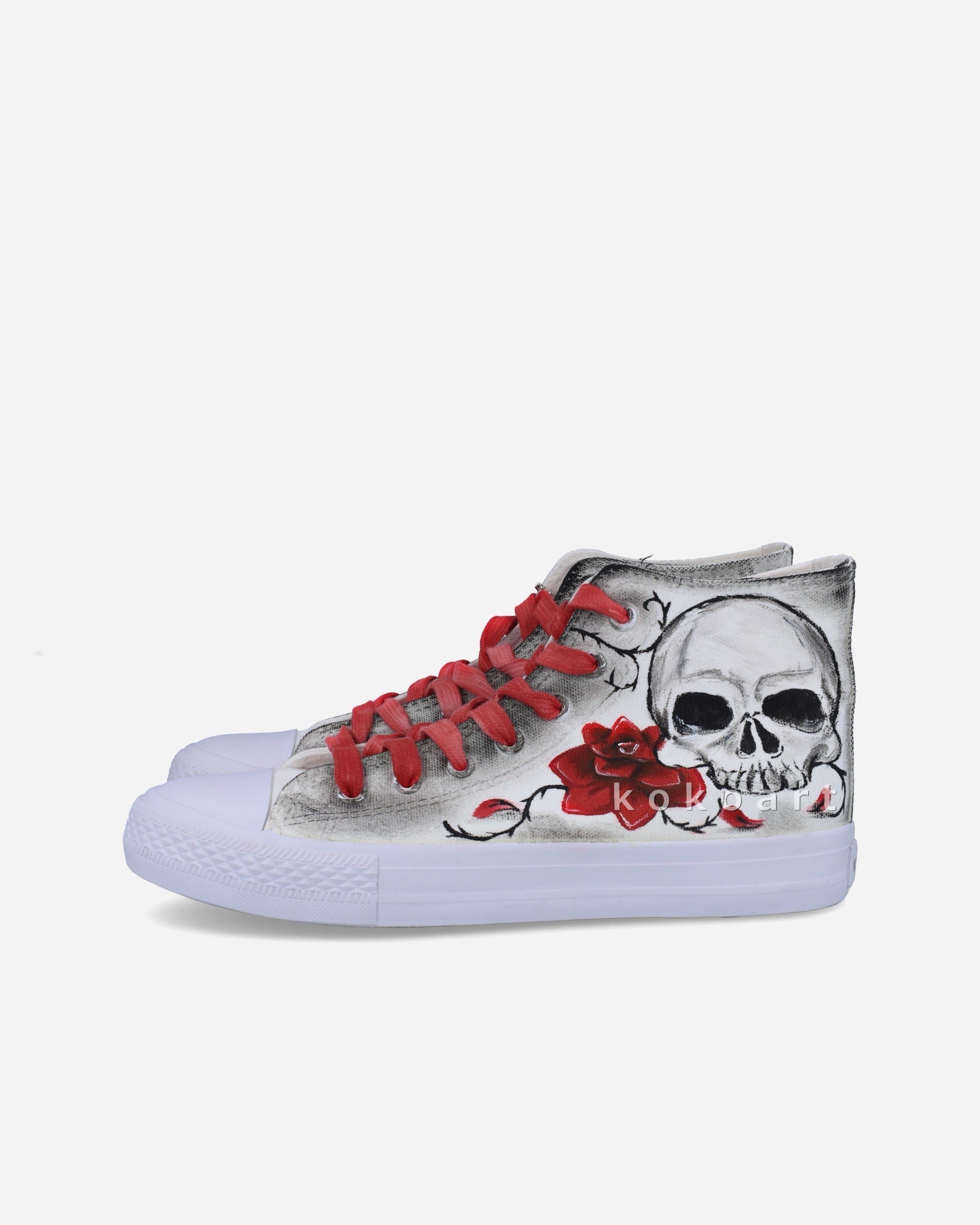 Skulls Hand Painted Shoes