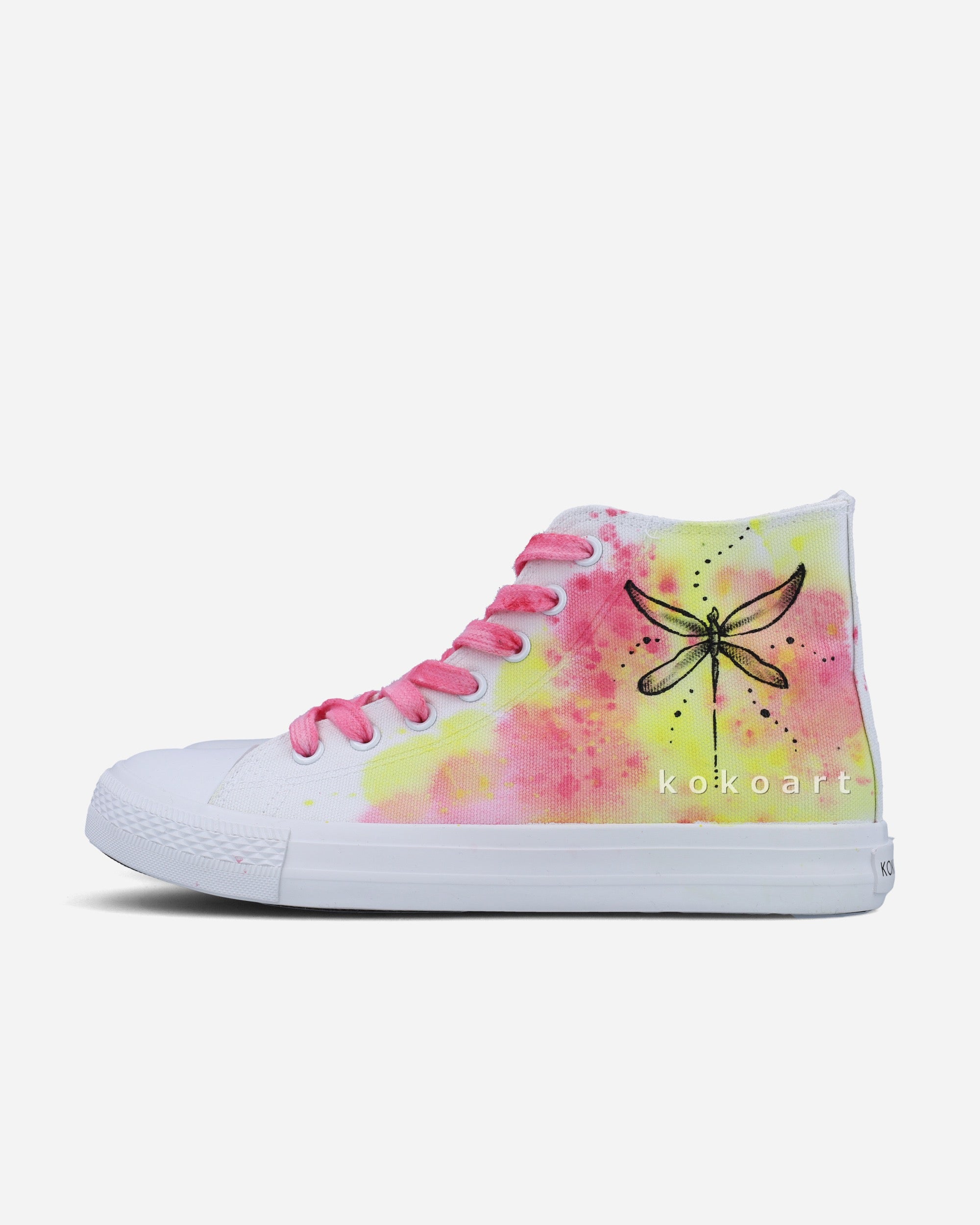 Dragonfly Hand Painted Shoes