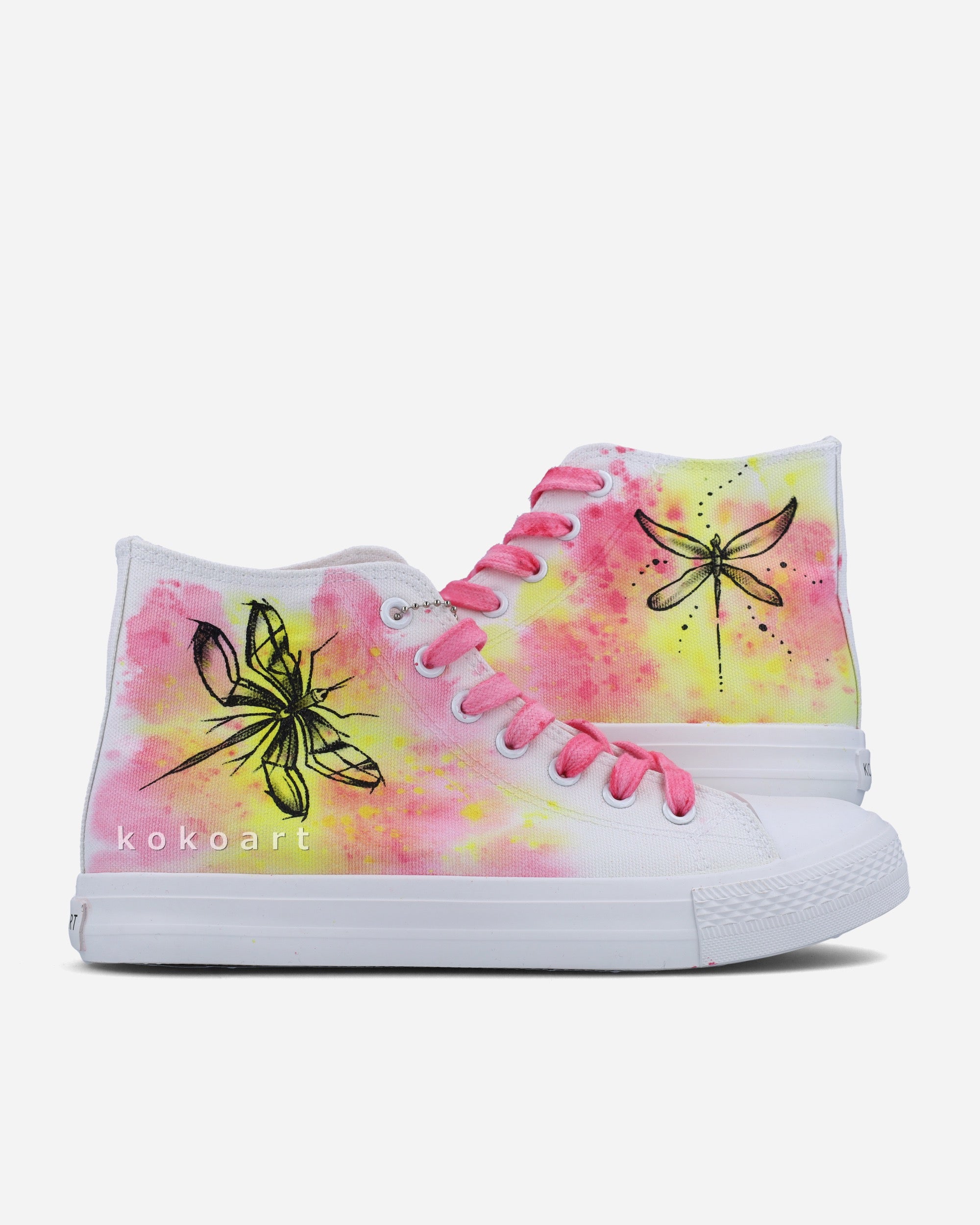 Dragonfly Hand Painted Shoes