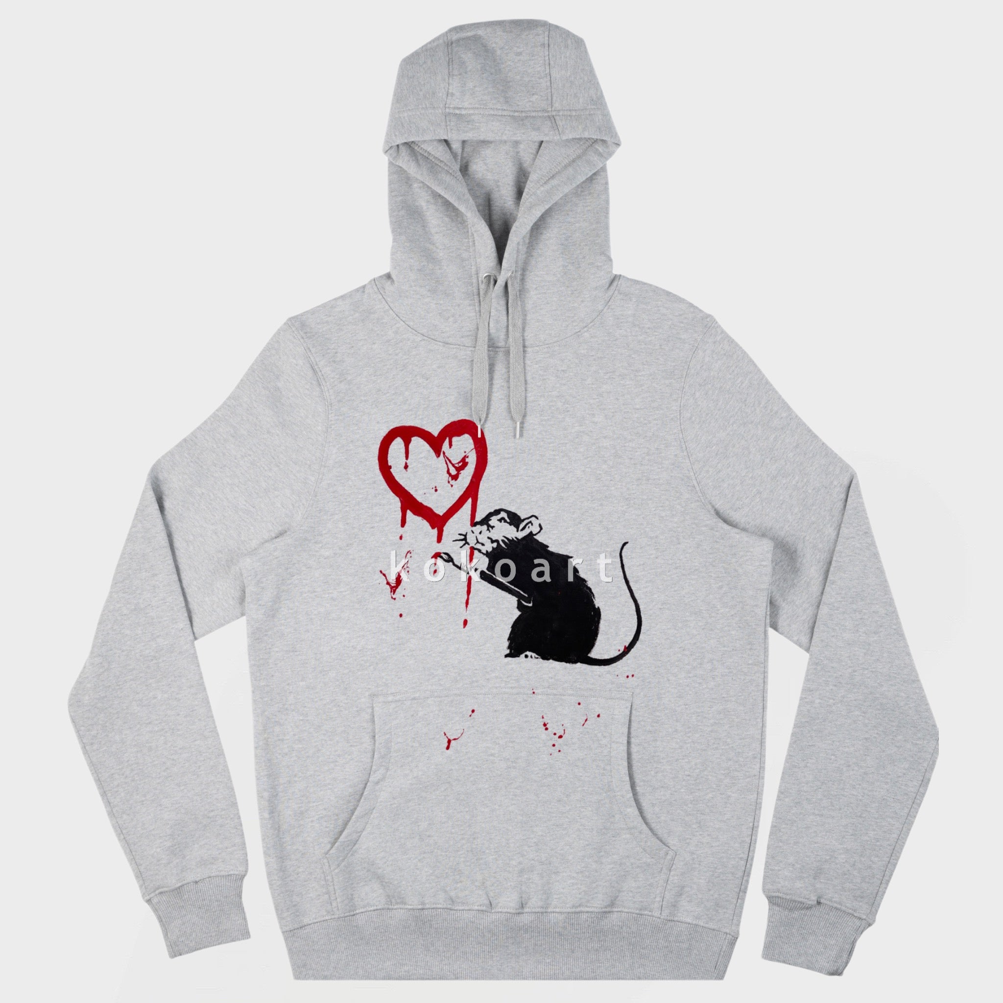 Banksy - Hand painted Organic Cotton Clothing