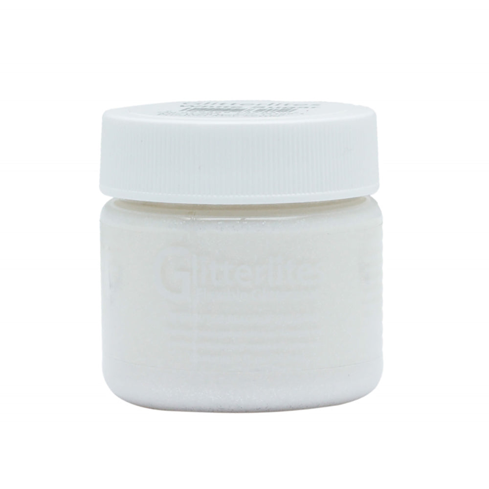 Angelus Glitter Leather Paint - White Sugar 131