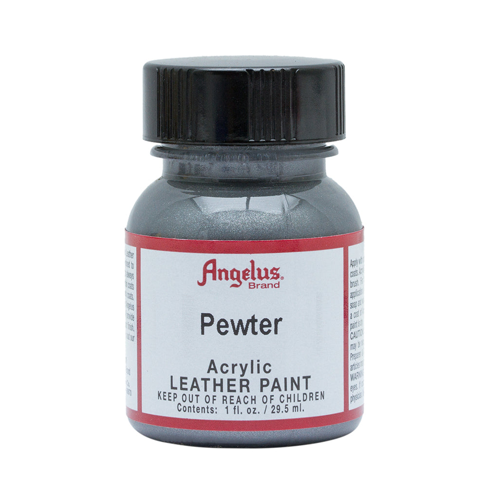 Angelus Pewter Leather Paint 082