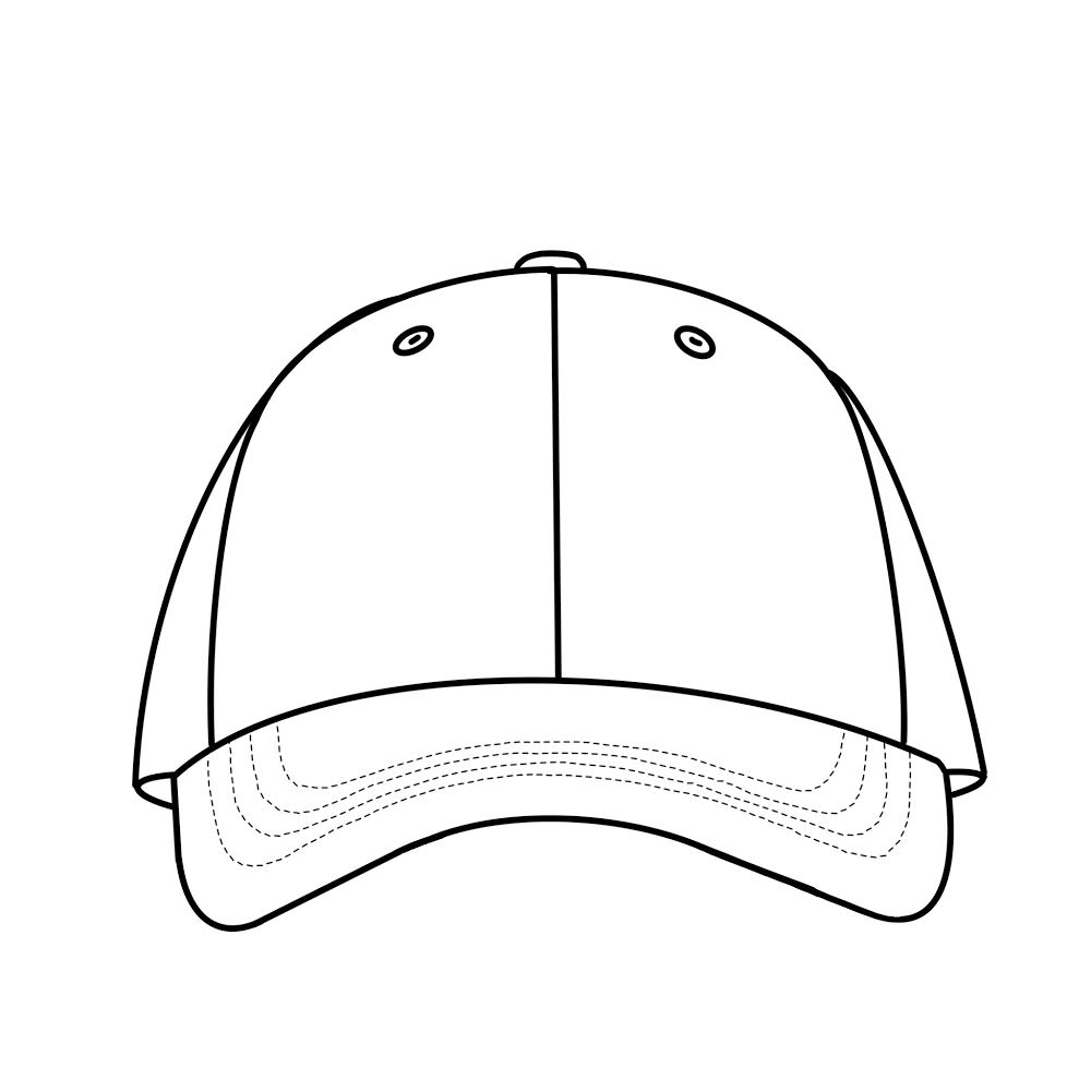 Black Peaked Cap