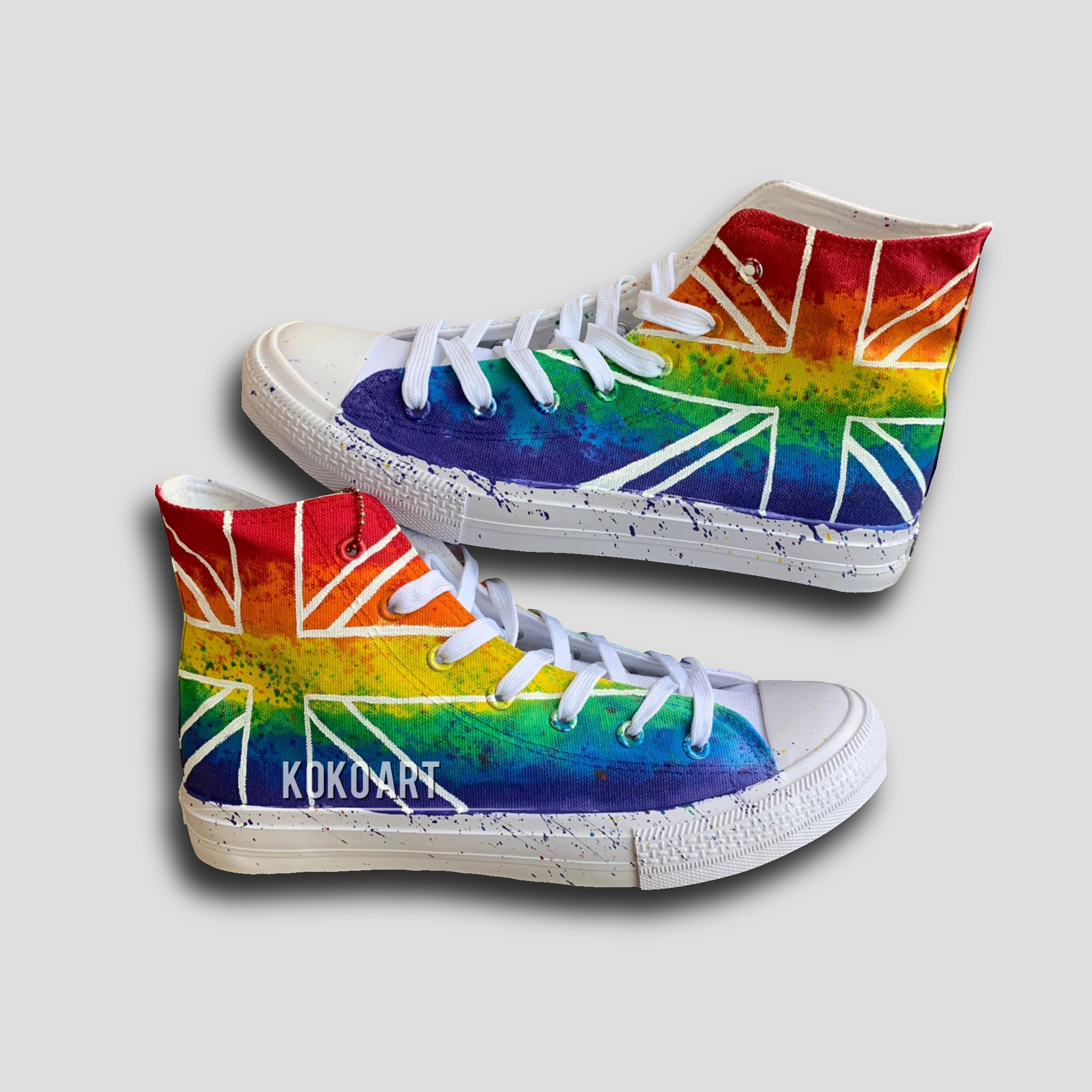 Custom 2025 painted shoes