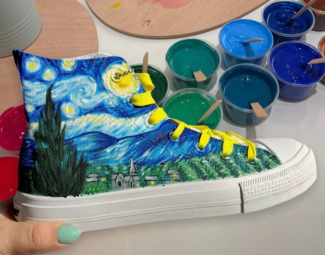How Custom Painted Shoes Are Carefully Created