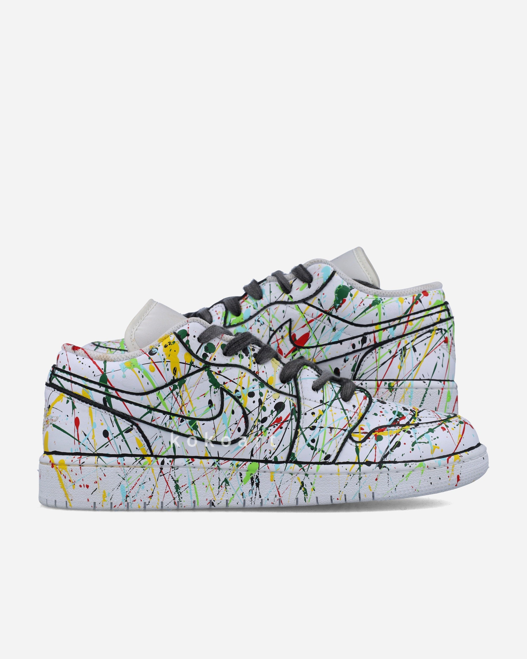 Air Jordans Low Outline snd Splatters