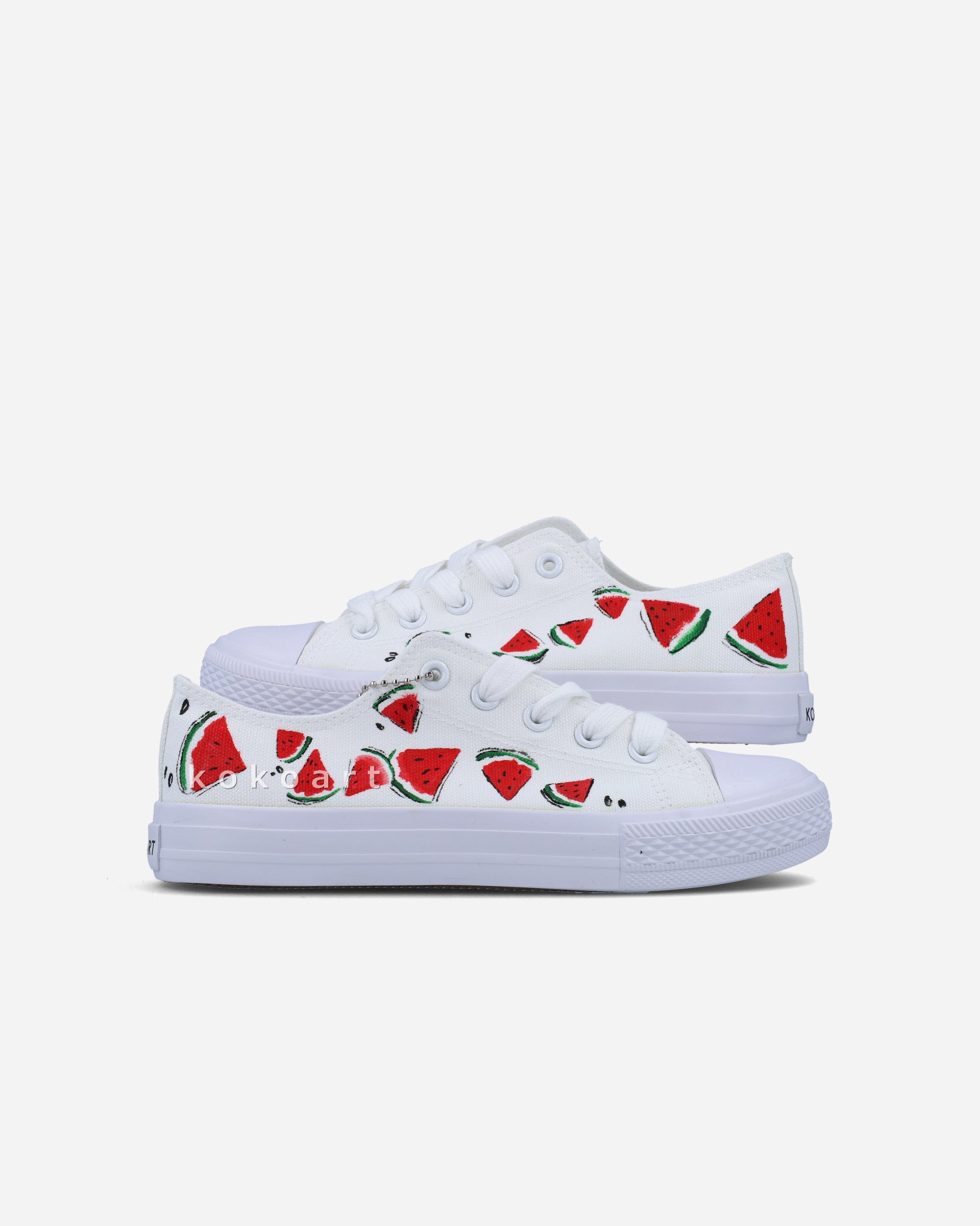 Watermelon Slices Hand Painted Shoes