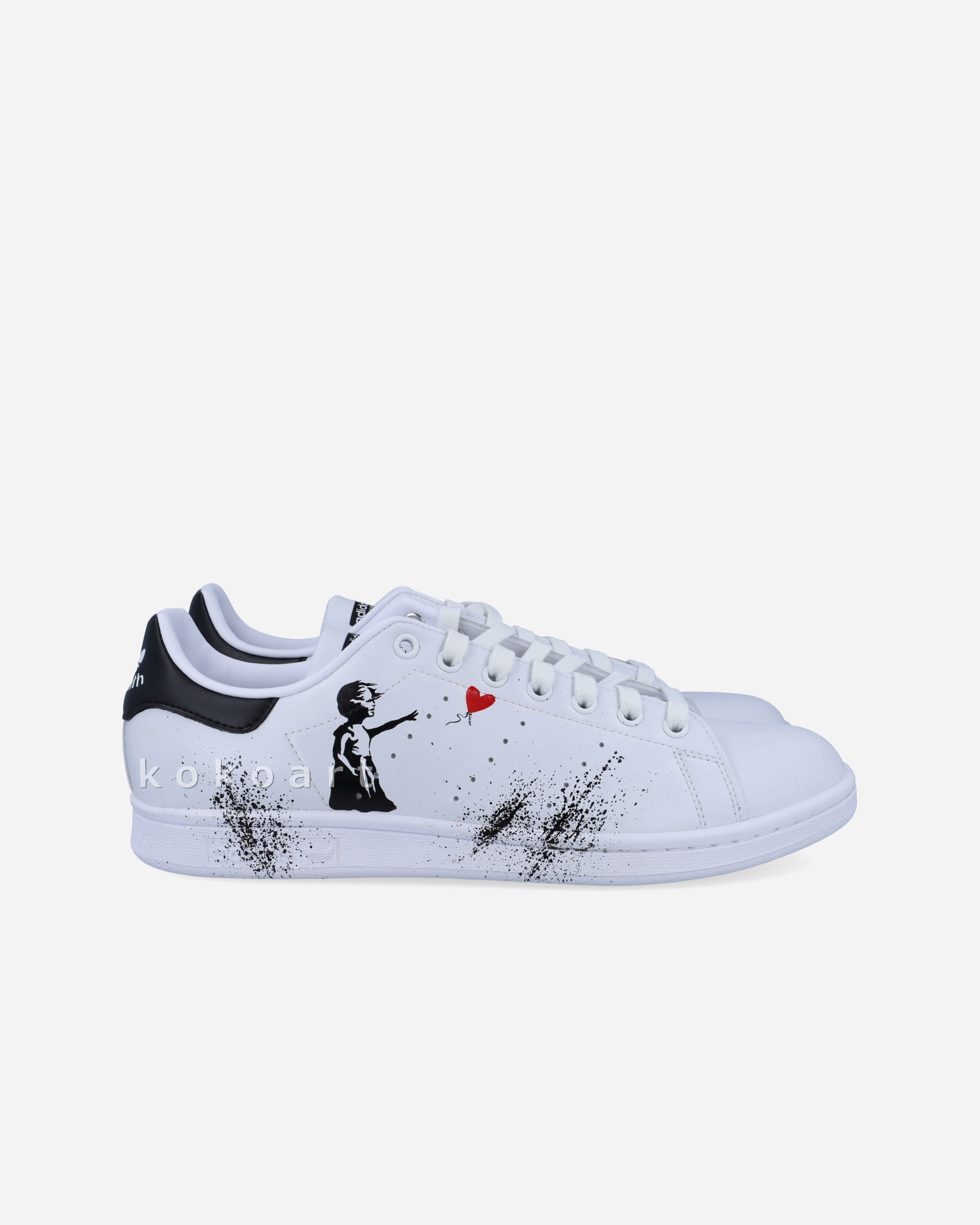 Stan Smith Hand Painted Banksy