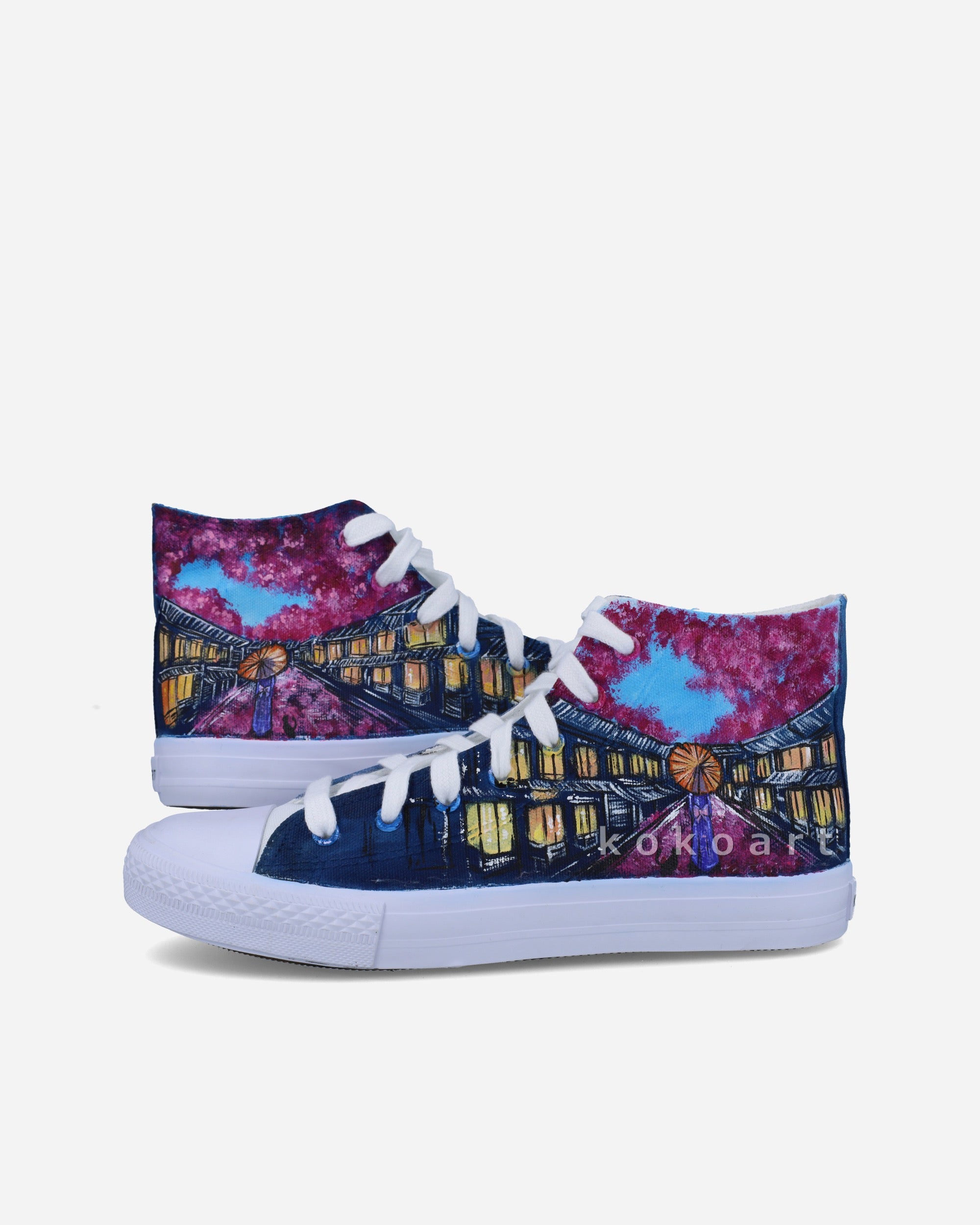 Japan Hand Painted Shoes