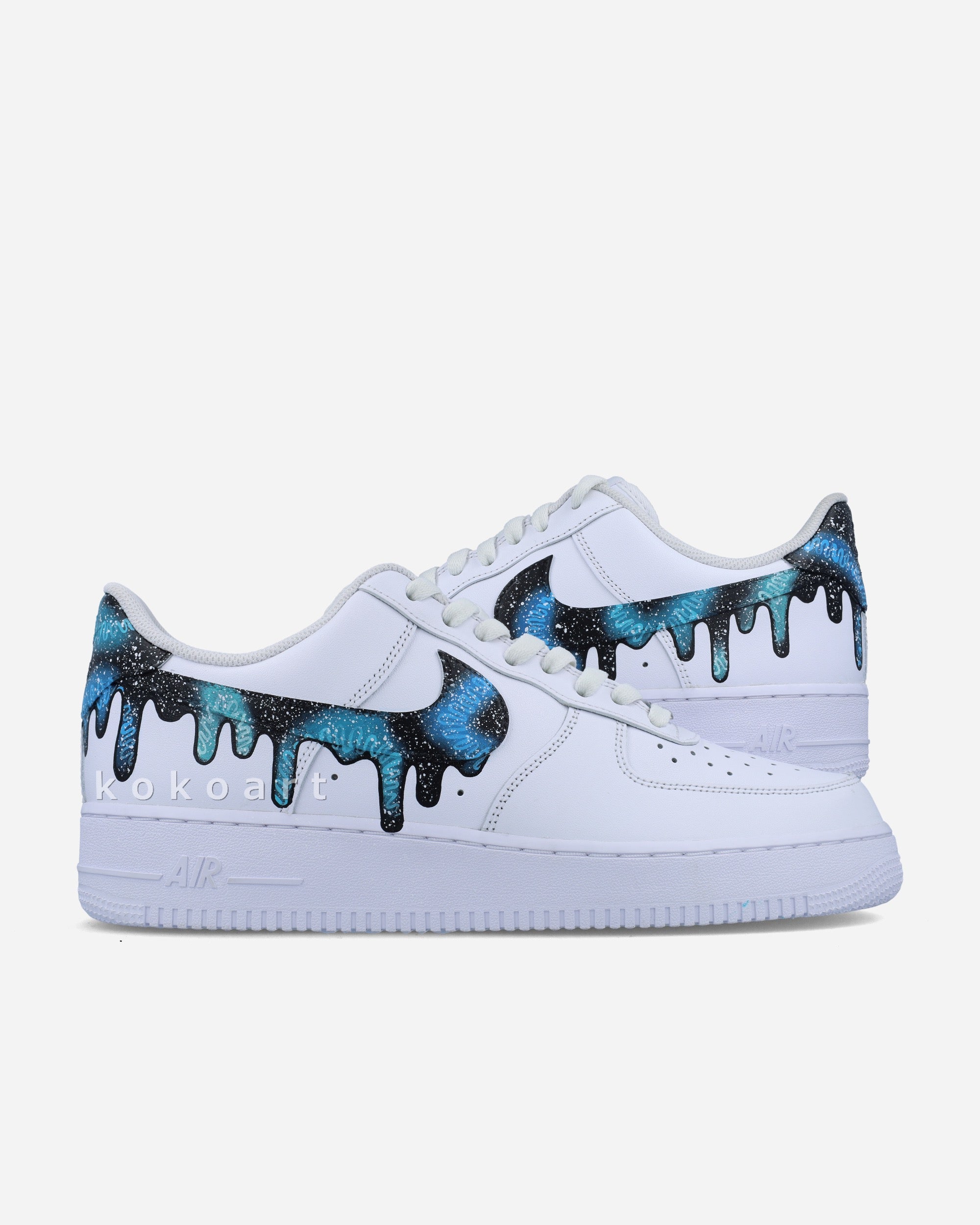 Drip Airforce Nike Blue Nike Air Force X Blue Drip