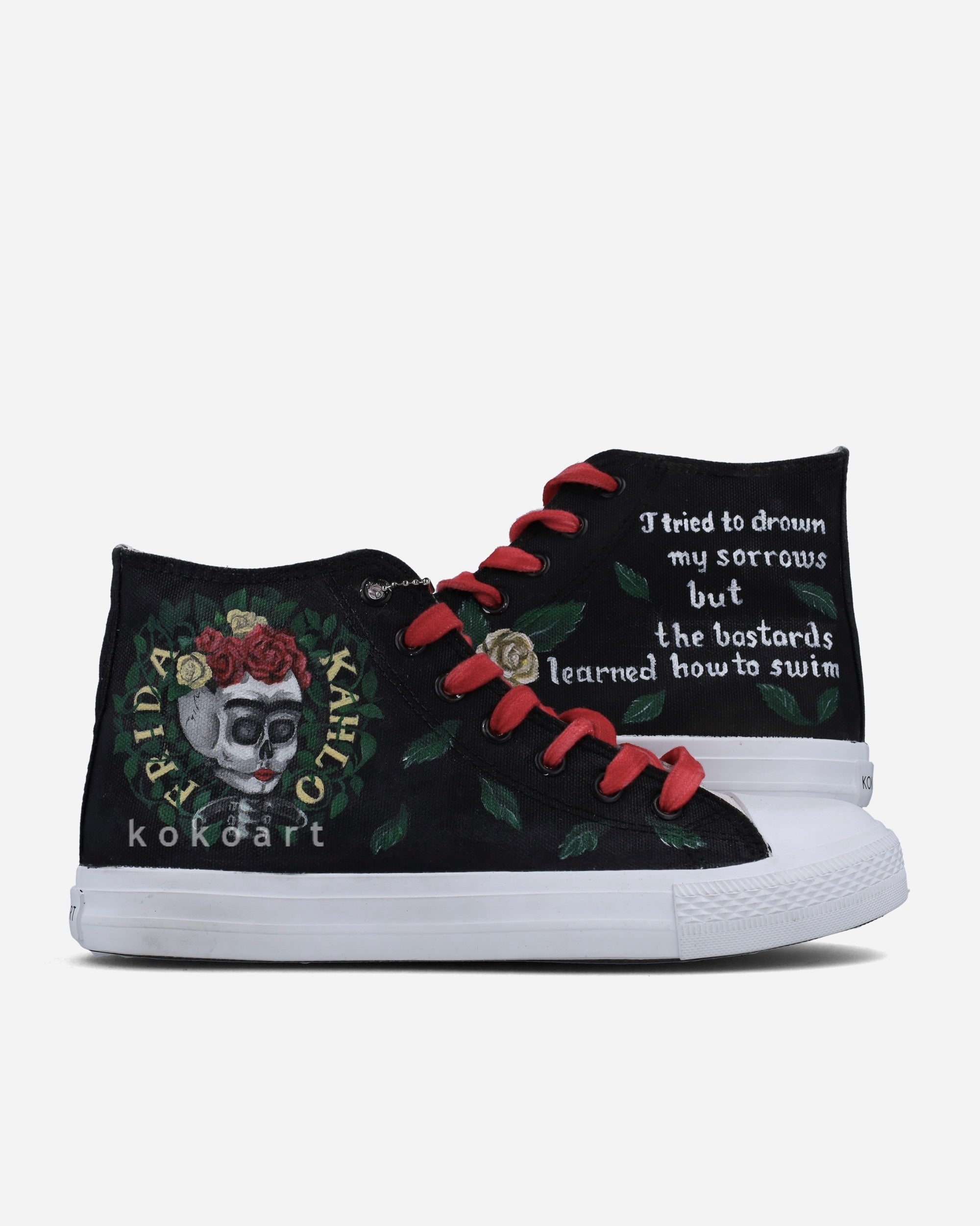 Frida kahlo converse sneakers best sale