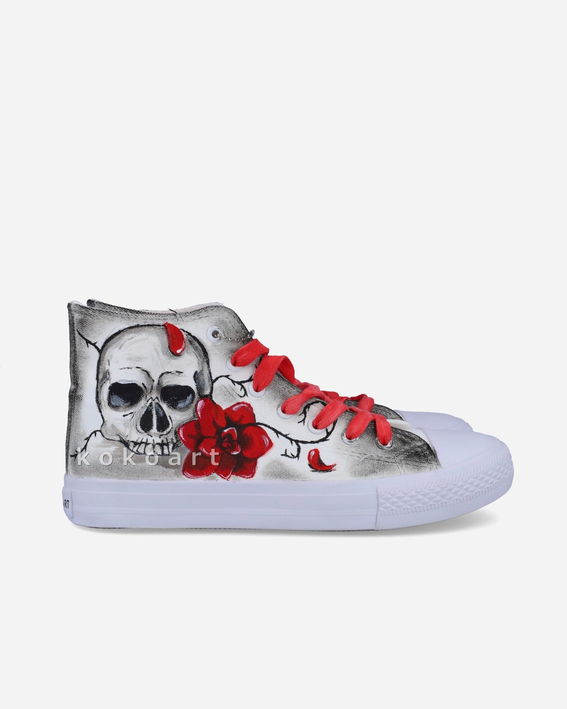Skulls Hand Painted Shoes