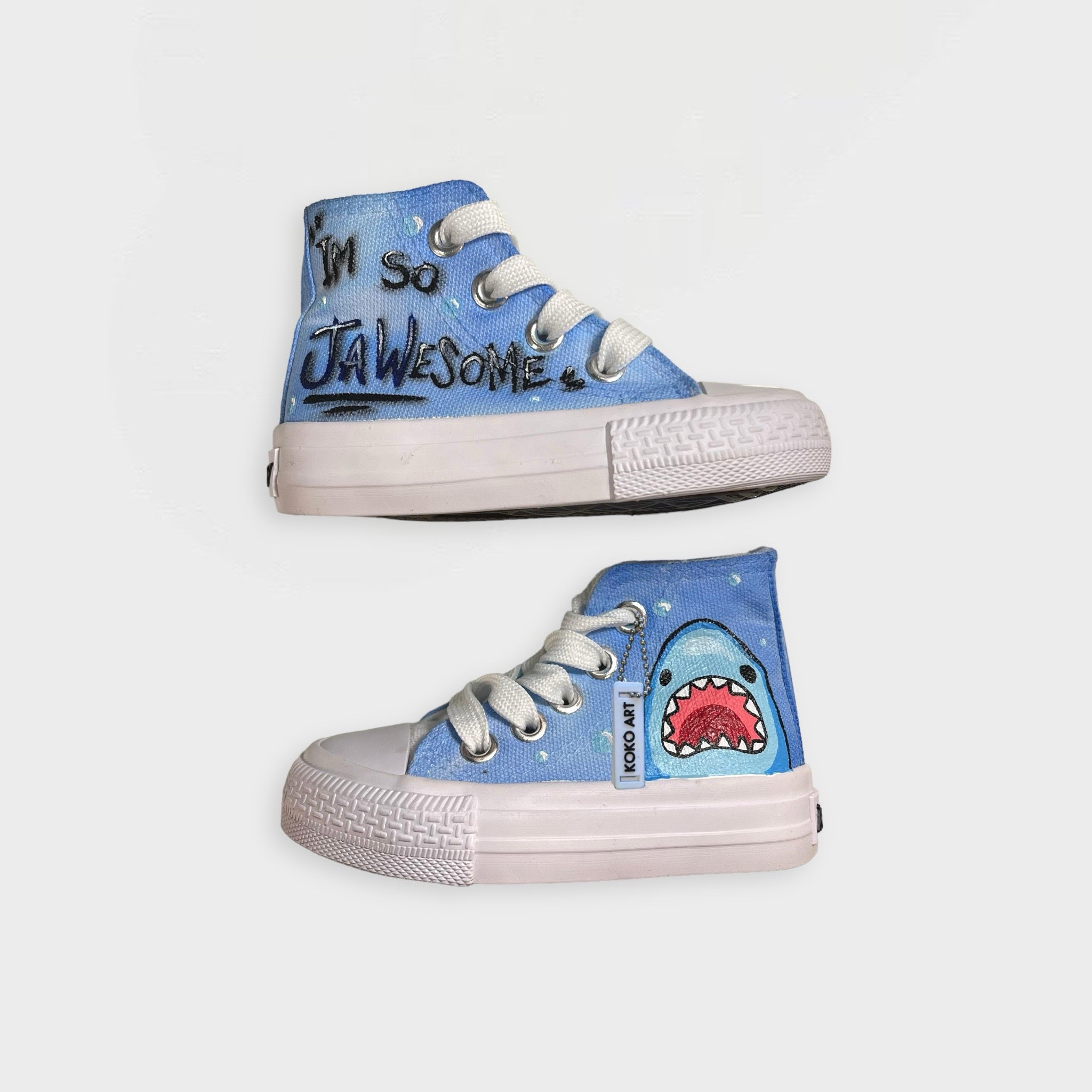 Baby Shark Hand Painted Shoes