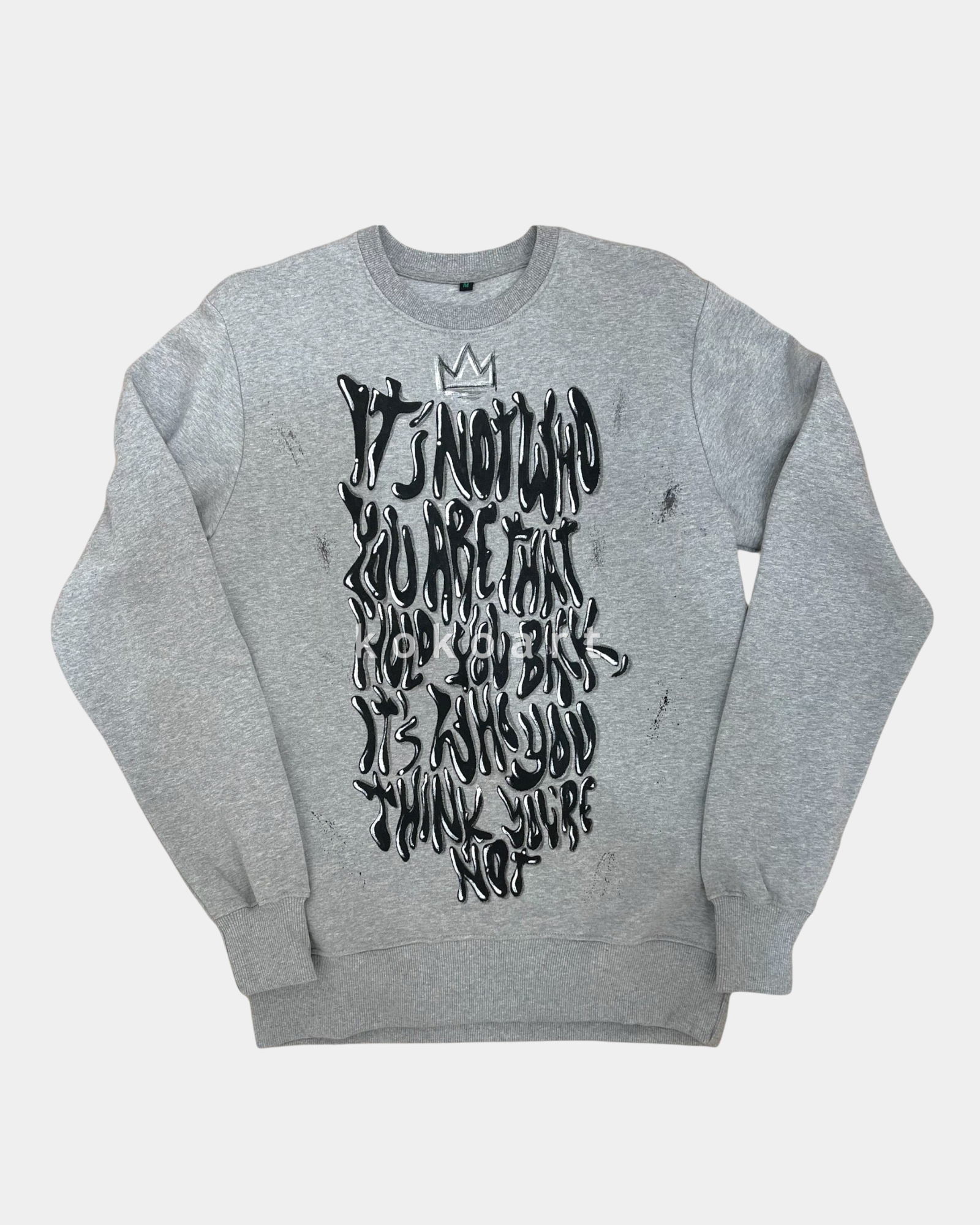 Quote - Hand painted Organic Cotton Clothing