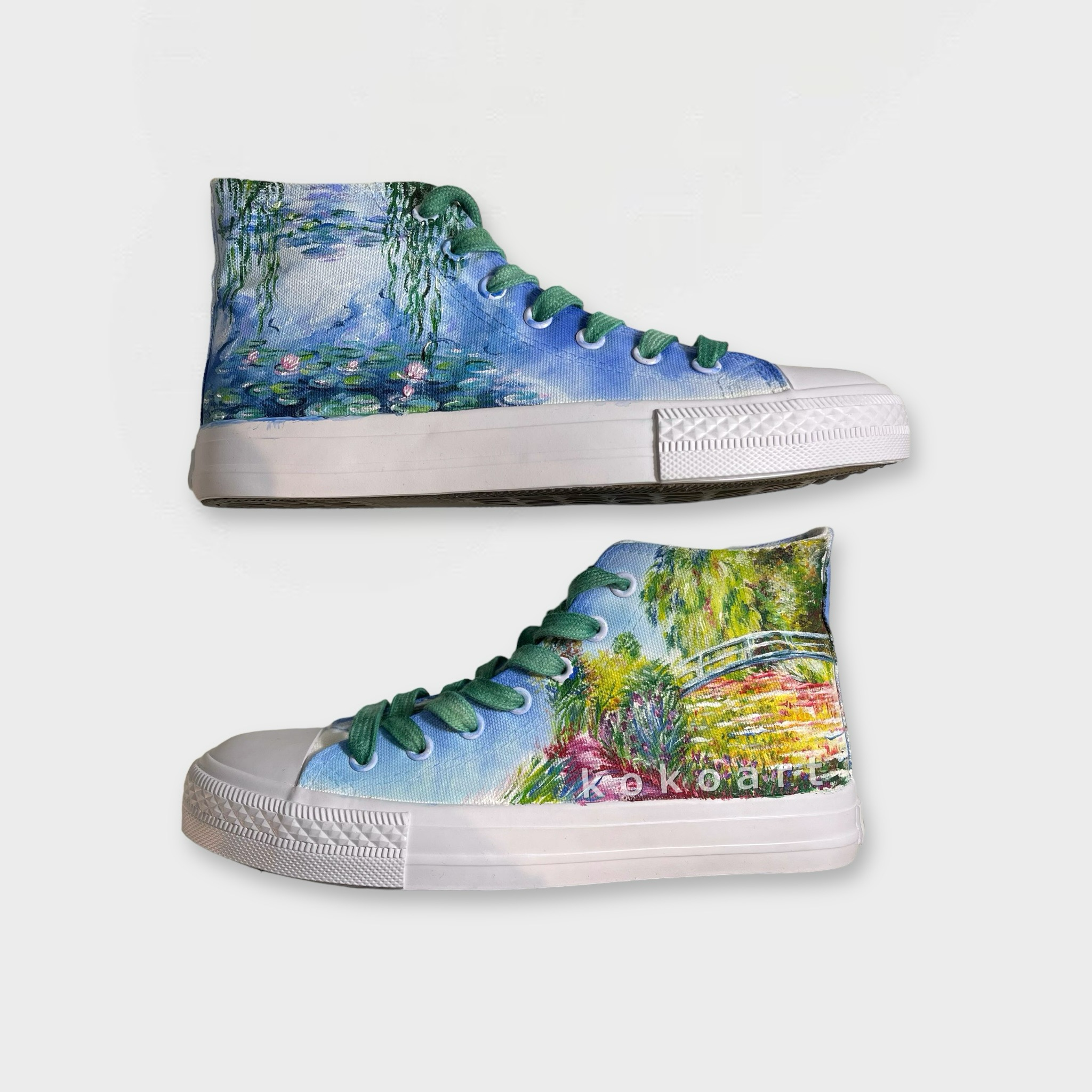 Monet Hand Painted Shoes