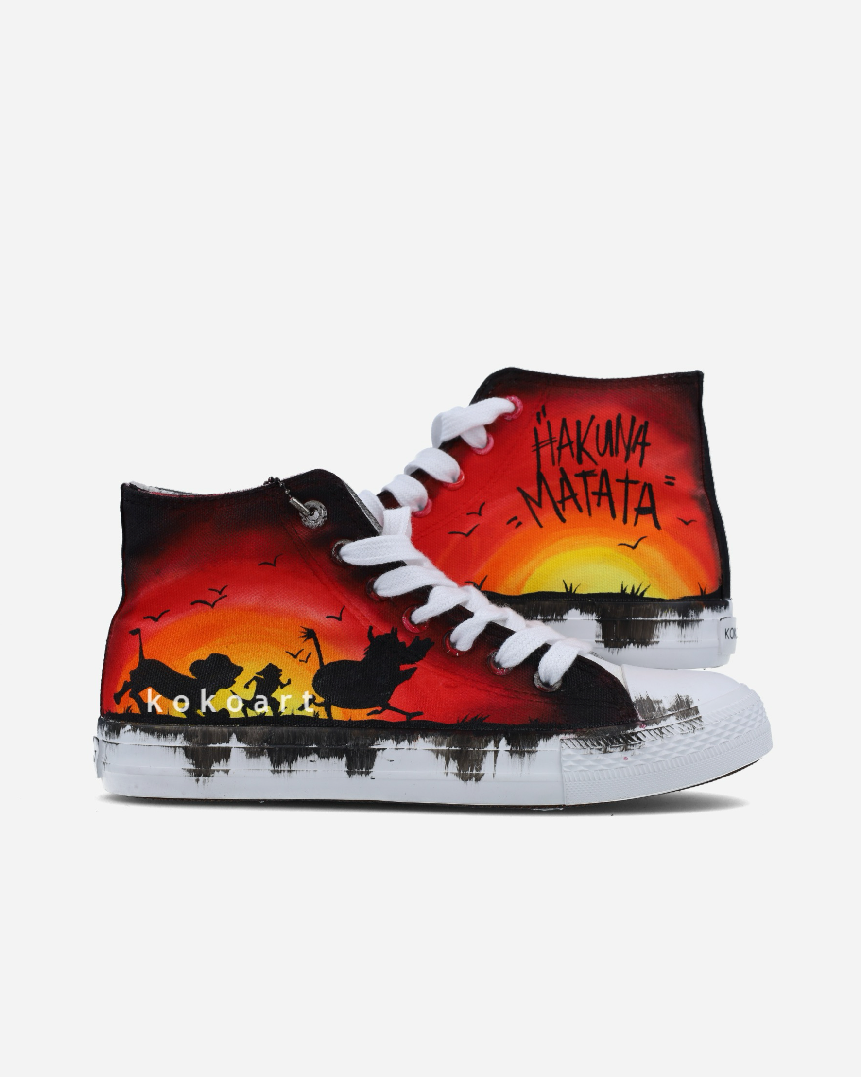 Hakuna Matata Hand Painted Shoes