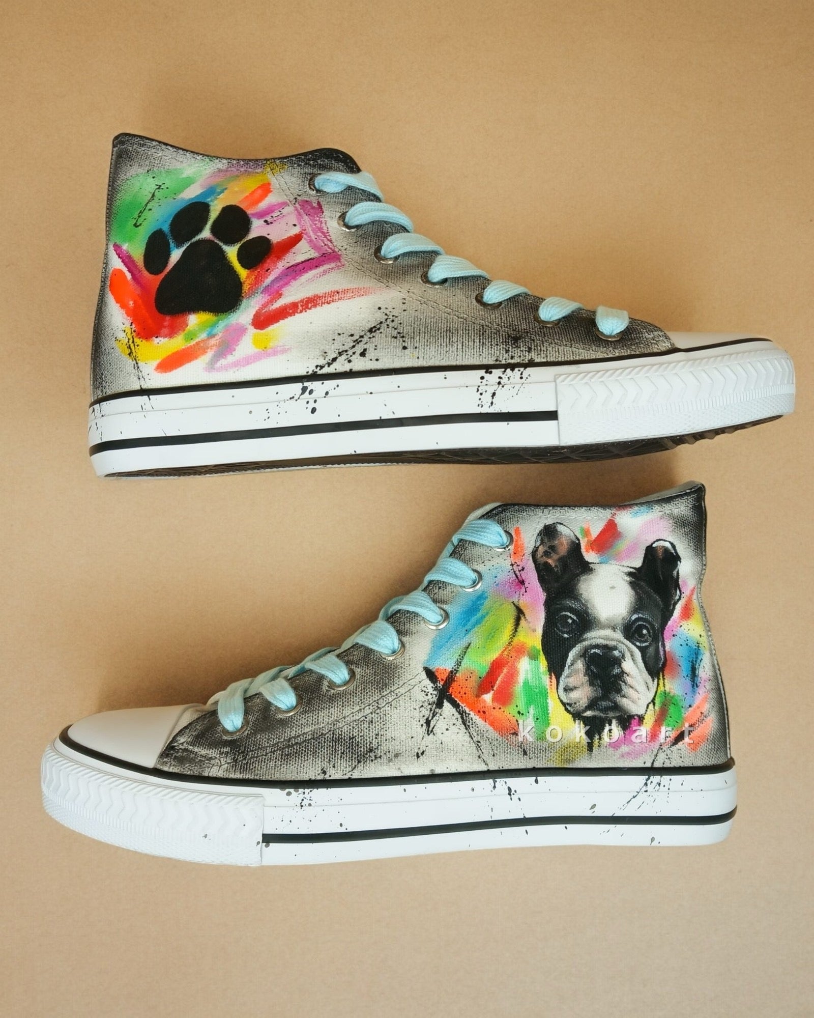 Custom painted canvas shoes best sale